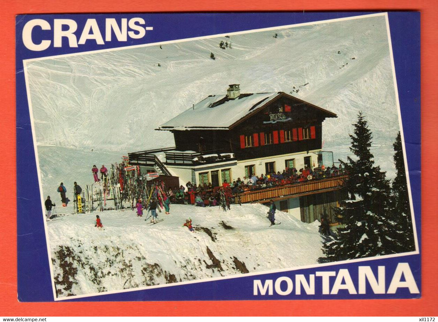 NAC-02 Crans-Montana, REstaurant Merbé à 1900m. Fam. Sprenger, Circulé Sous Env. - Crans-Montana