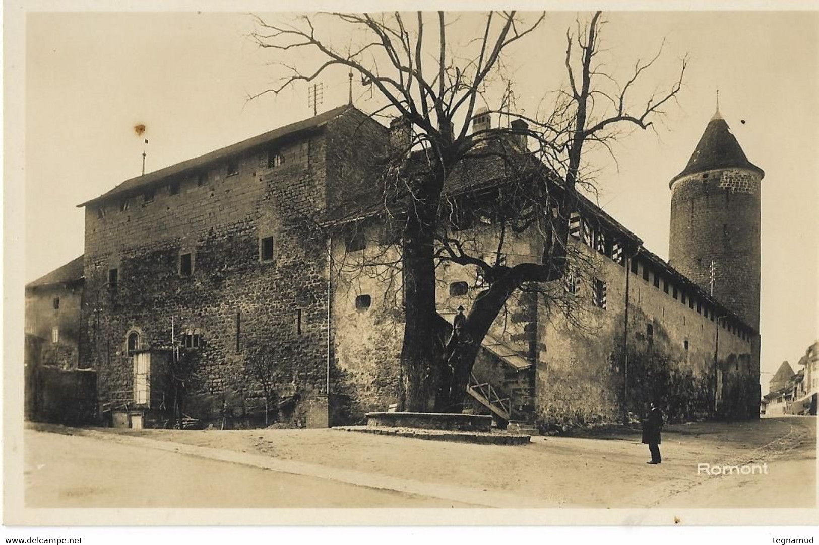 ROMONT - Le Château - Carte Photo - Romont