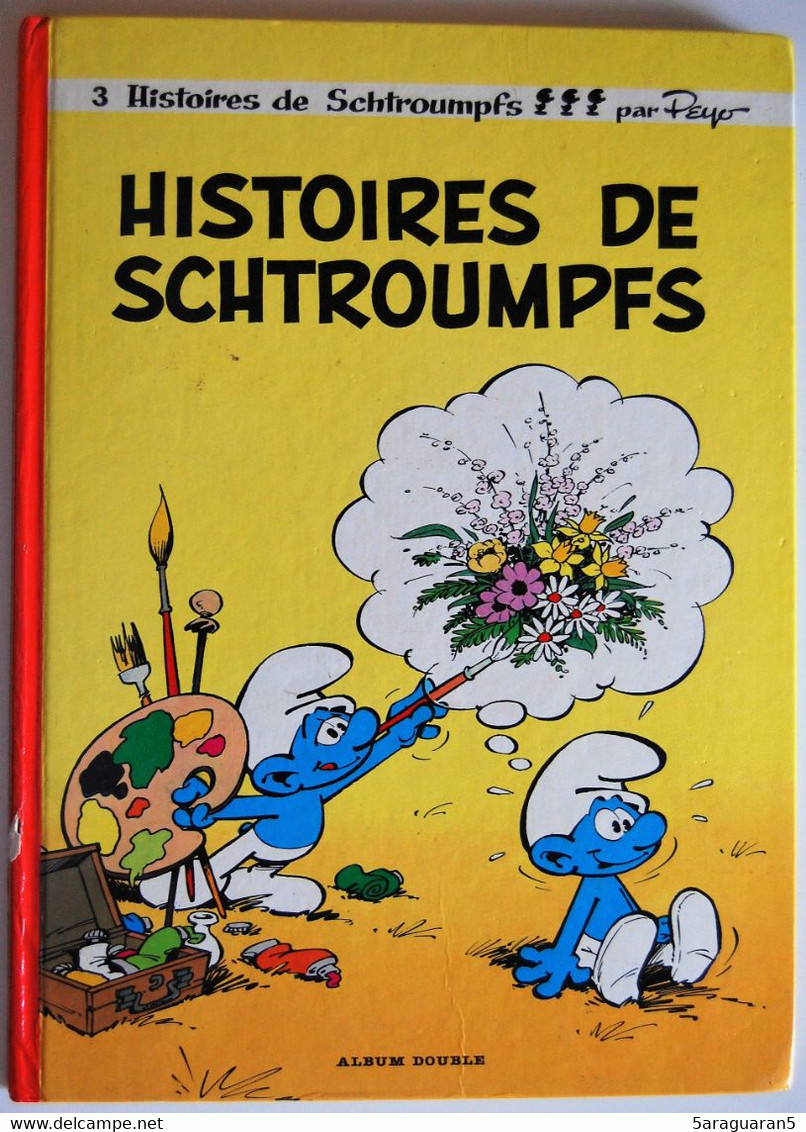 BD LES SCHTROUMPFS - Album Double - Histoires De Schtroumpfs / Le Cosmoschtroumpf - Schtroumpfs, Les