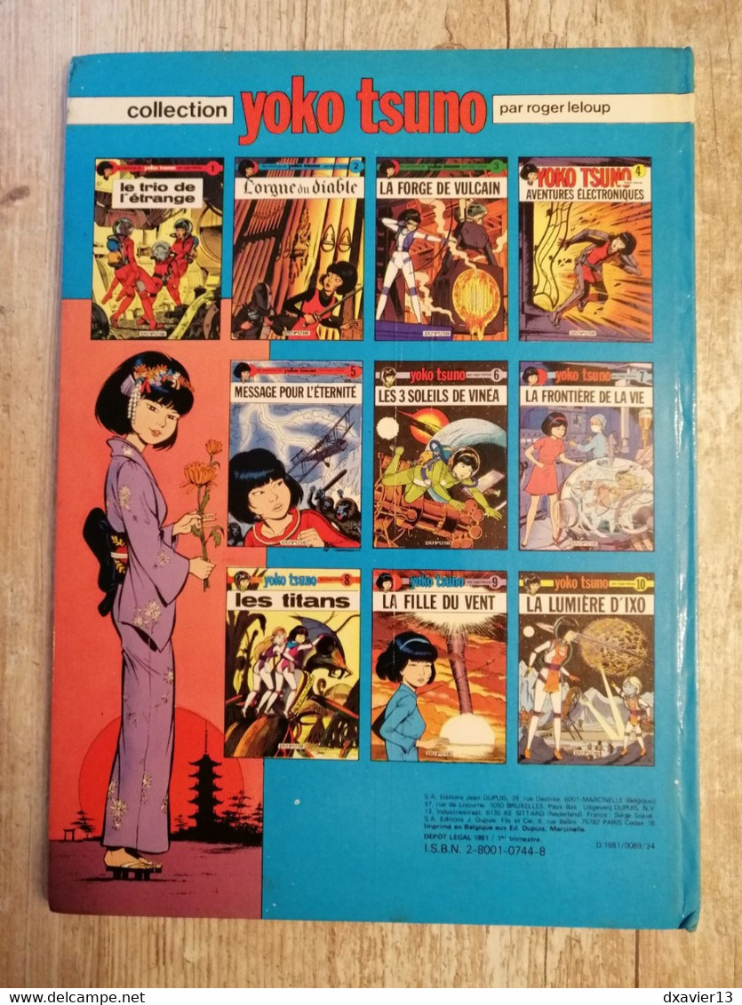 Bande Dessinée - Yoko Tsuno 11 - La Spirale Du Temps (1981) - Yoko Tsuno