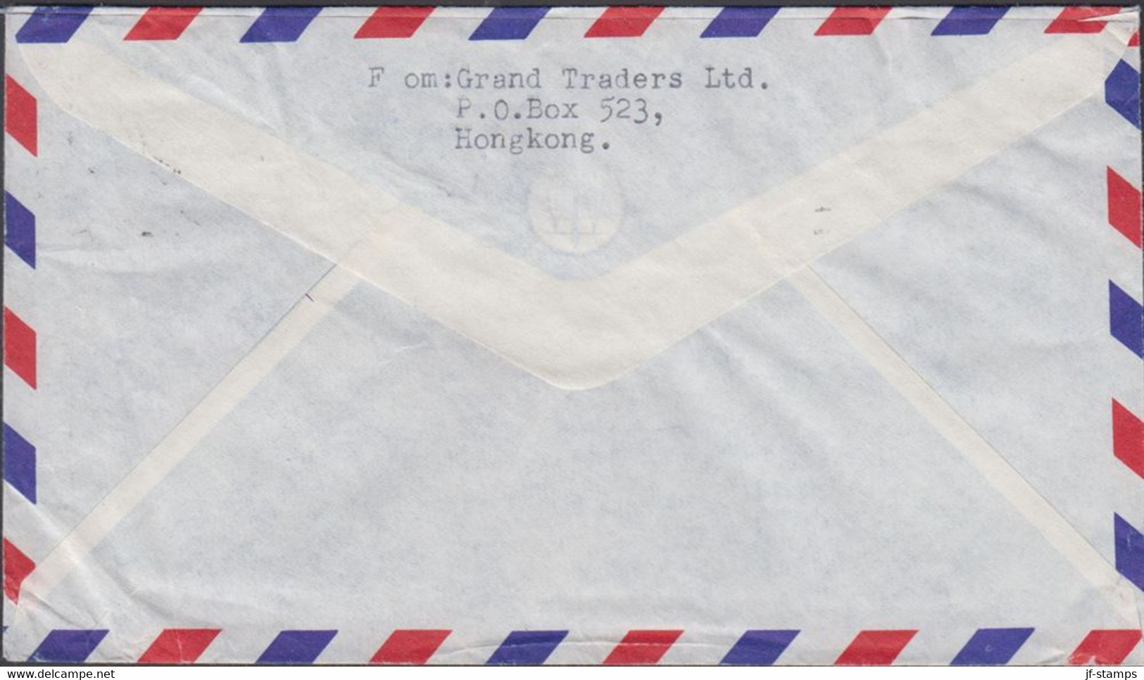 1966. HONG KONG Elizabeth $ 1 + 30 C On AIR MAIL Cover To Bromolla, Sweden Cancelled HONG KO... (Michel 205+) - JF427080 - Covers & Documents