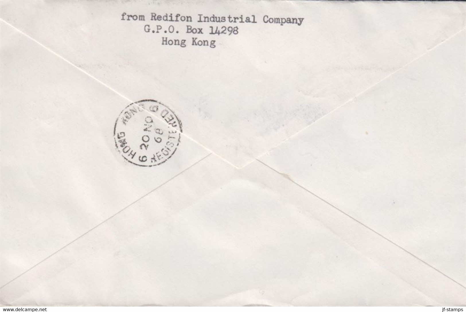 1968. HONG KONG HUMAN RIGHTS YEAR 4 Ex 10 C + 3 Ex 50 C  On FDC Cancelled FIRST DAY OF IS... (Michel 240-241) - JF427118 - Lettres & Documents