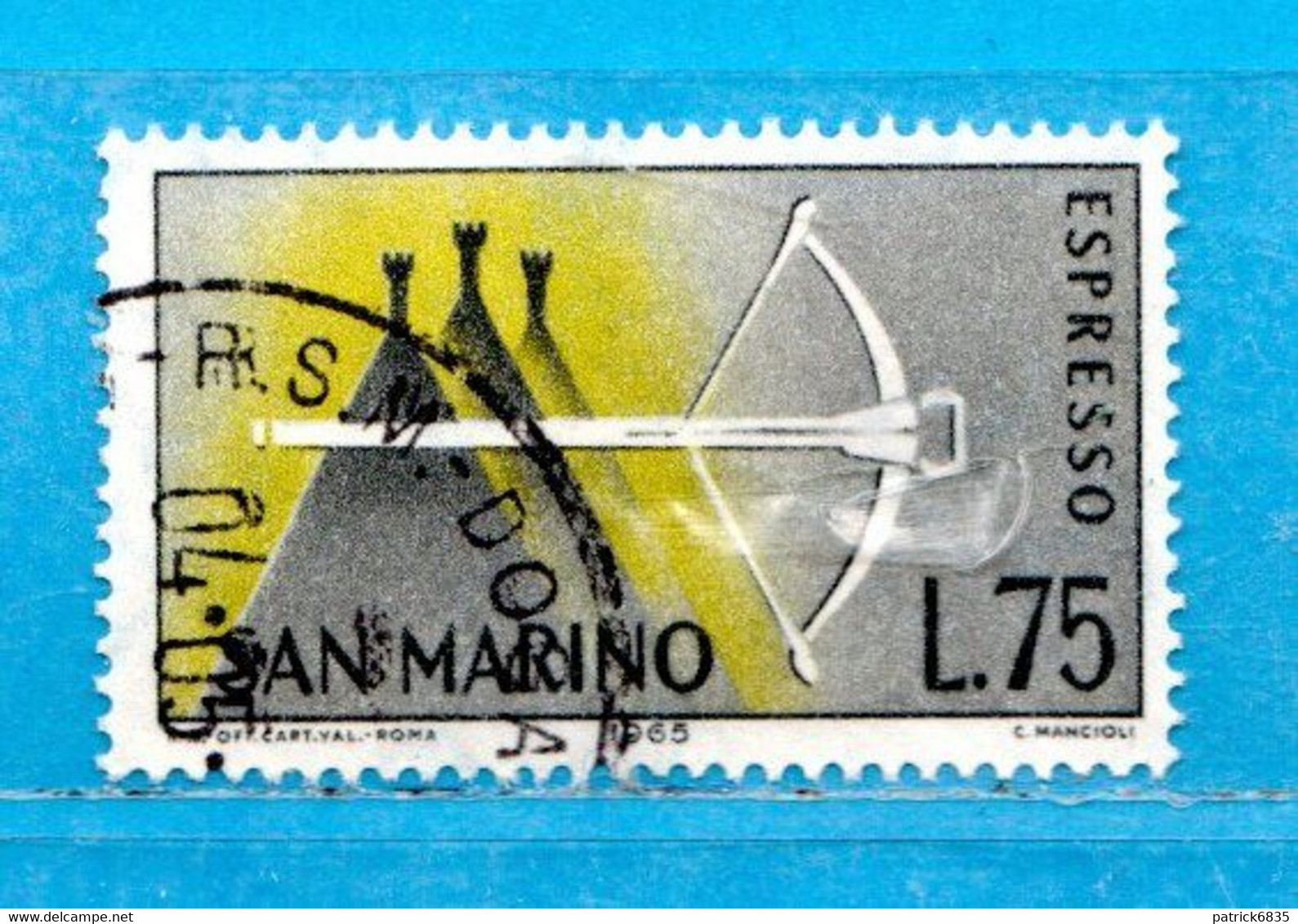 SAN MARINO ° 1966 - ESPRESSO. .Unif. E27. Usati - Timbres Express