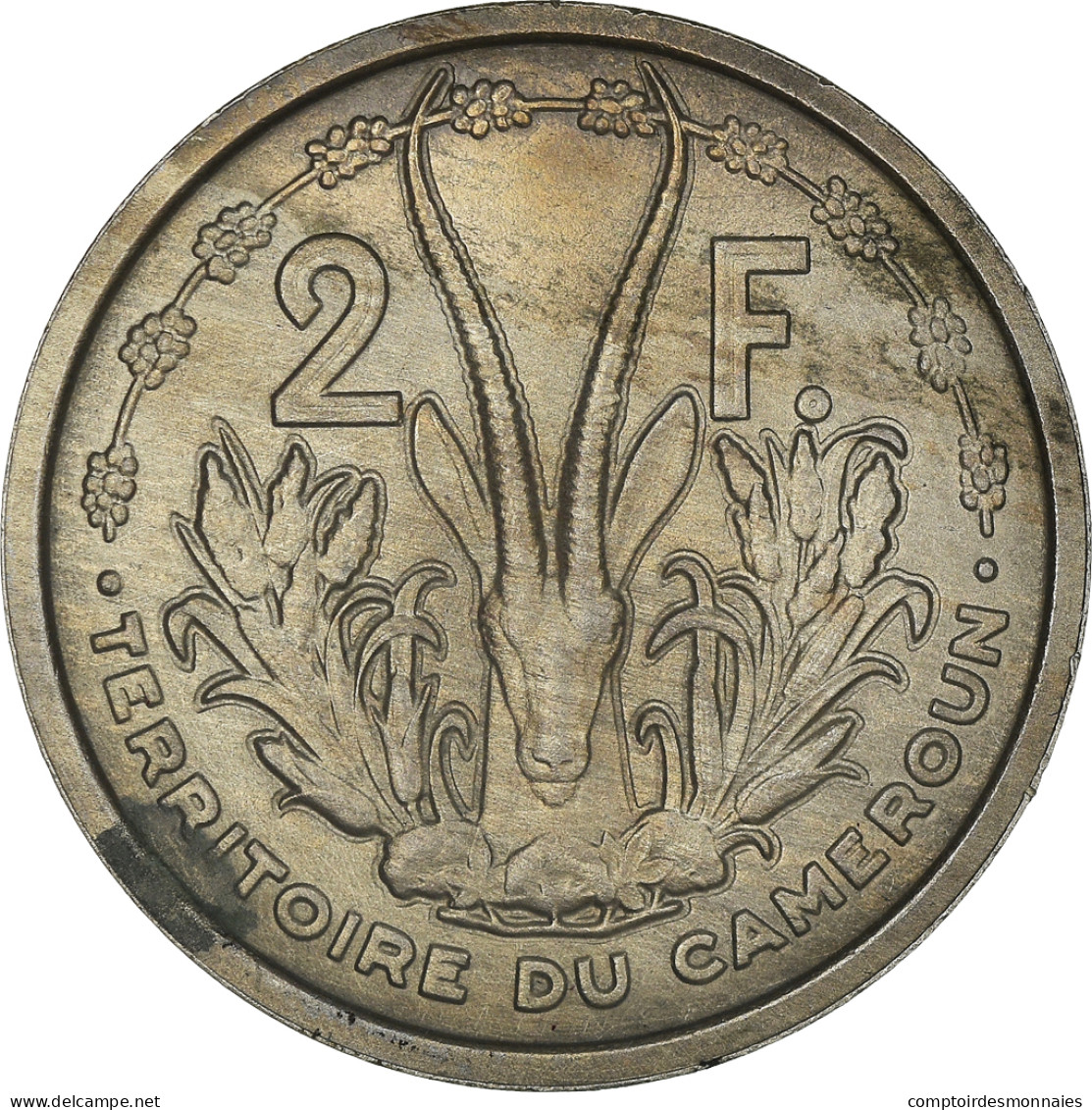 Monnaie, Cameroun, 2 Francs, 1948, Paris, ESSAI, SPL, Copper-nickel, KM:E6 - Cameroon