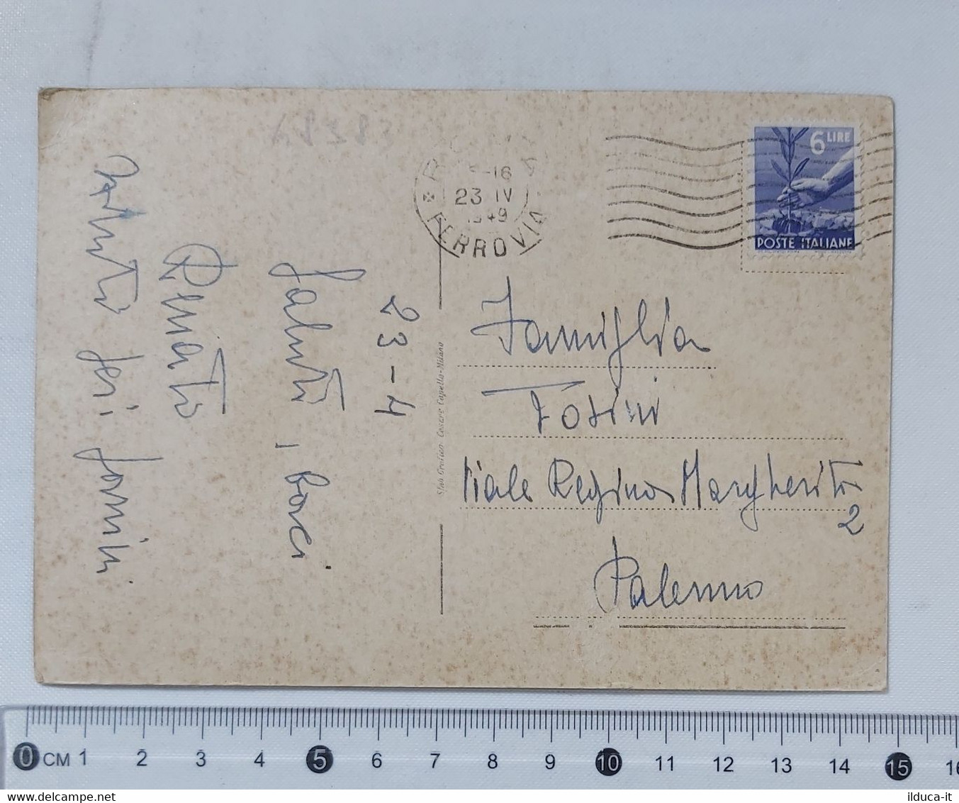 48583 Cartolina - Roma - Via Vittorio Veneto - VG 1949 - Andere Monumente & Gebäude