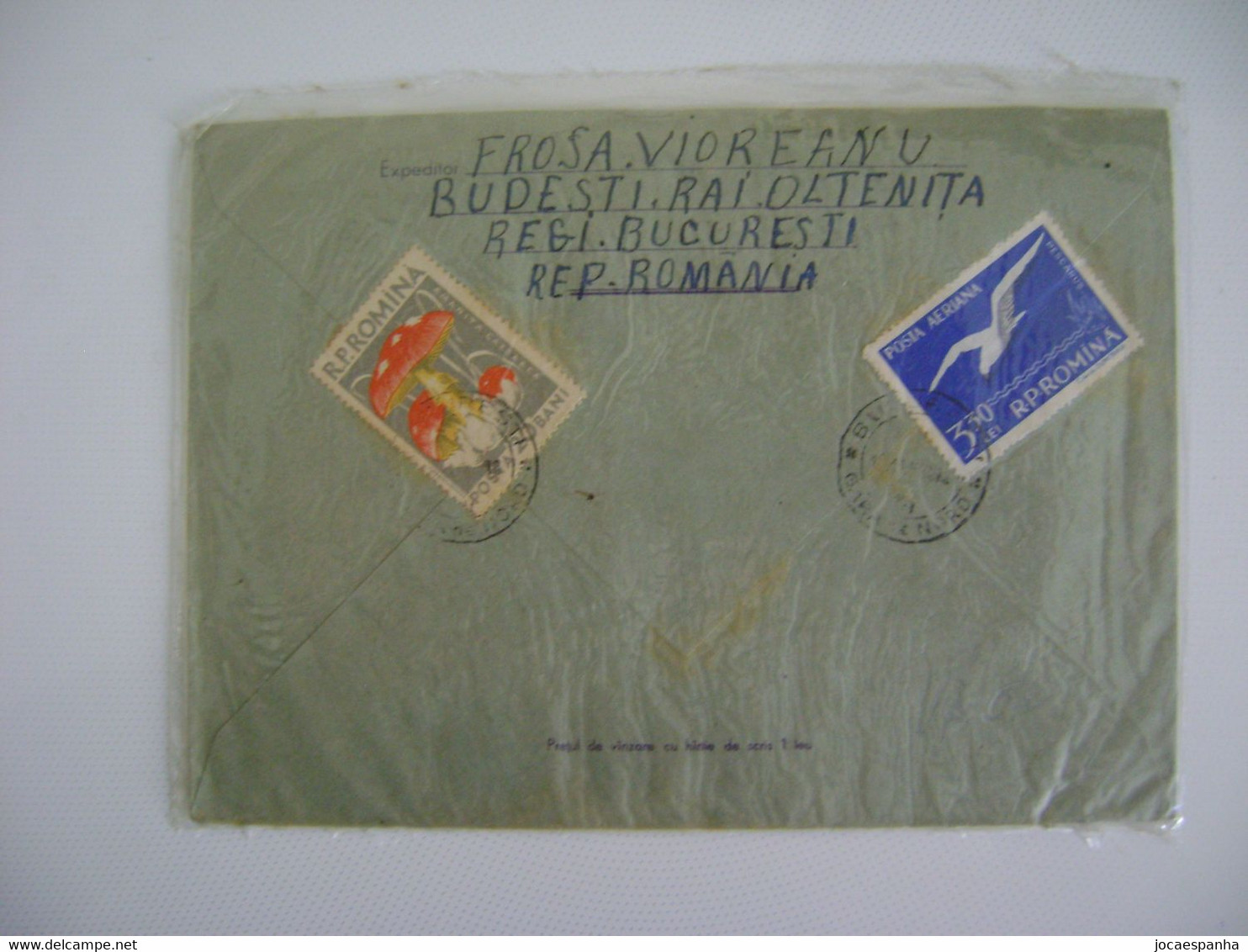 ROMANIA - ENTIRE POSTAL POSTED FROM BUCAREST TO HOUSTON (USA) IN 1958 IN THE STATE - Brieven En Documenten