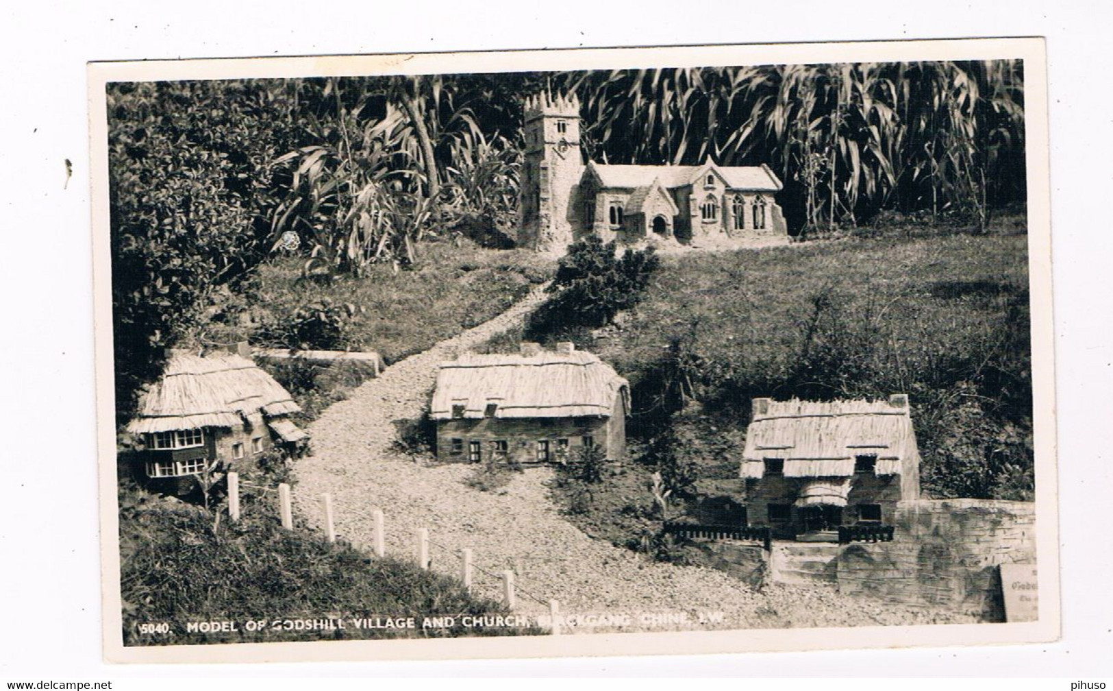 UK-3659  VENTNOR : Blackgang Chine - Model Of Godshill Village And Church - Ventnor