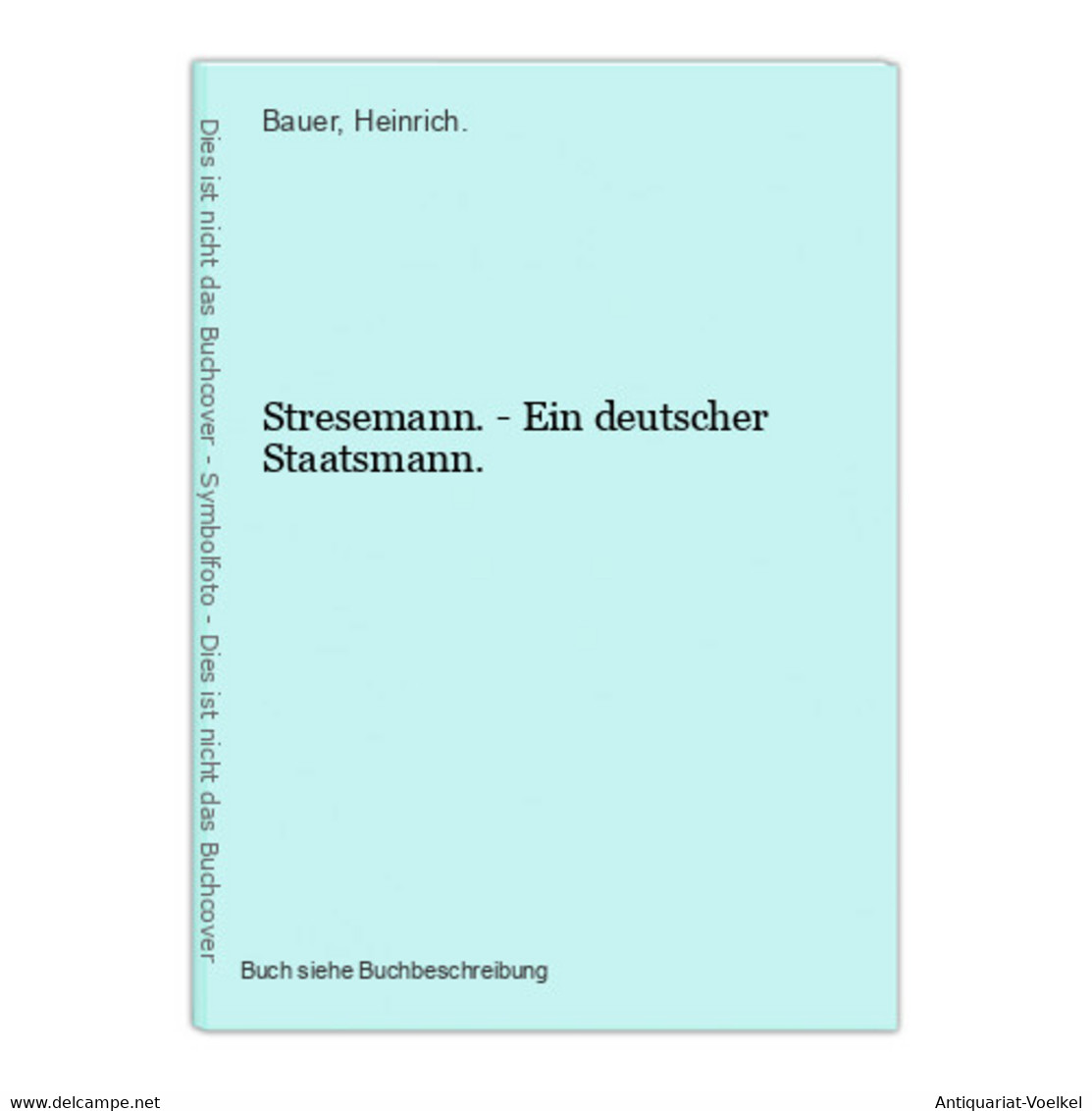 Stresemann. - Ein Deutscher Staatsmann. - 4. 1789-1914