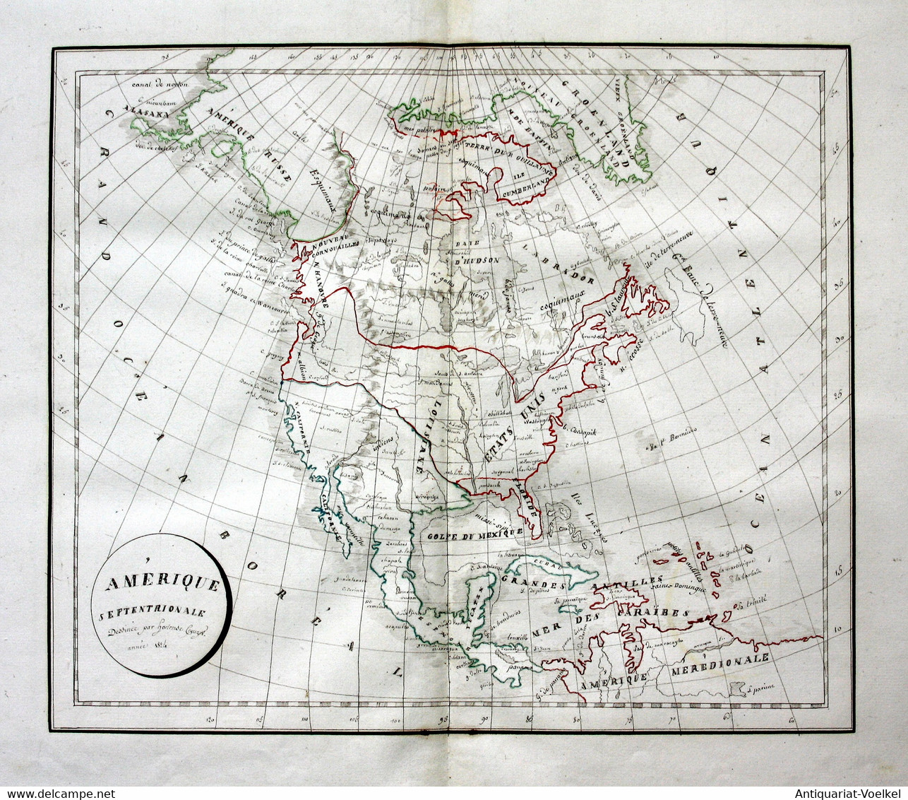 Atlas Géographique Composé De 11 Cartes. Dessiné Par Mlle. Hortense Crouzet Eleve De LInstitution De Mlle Rou - Raretés