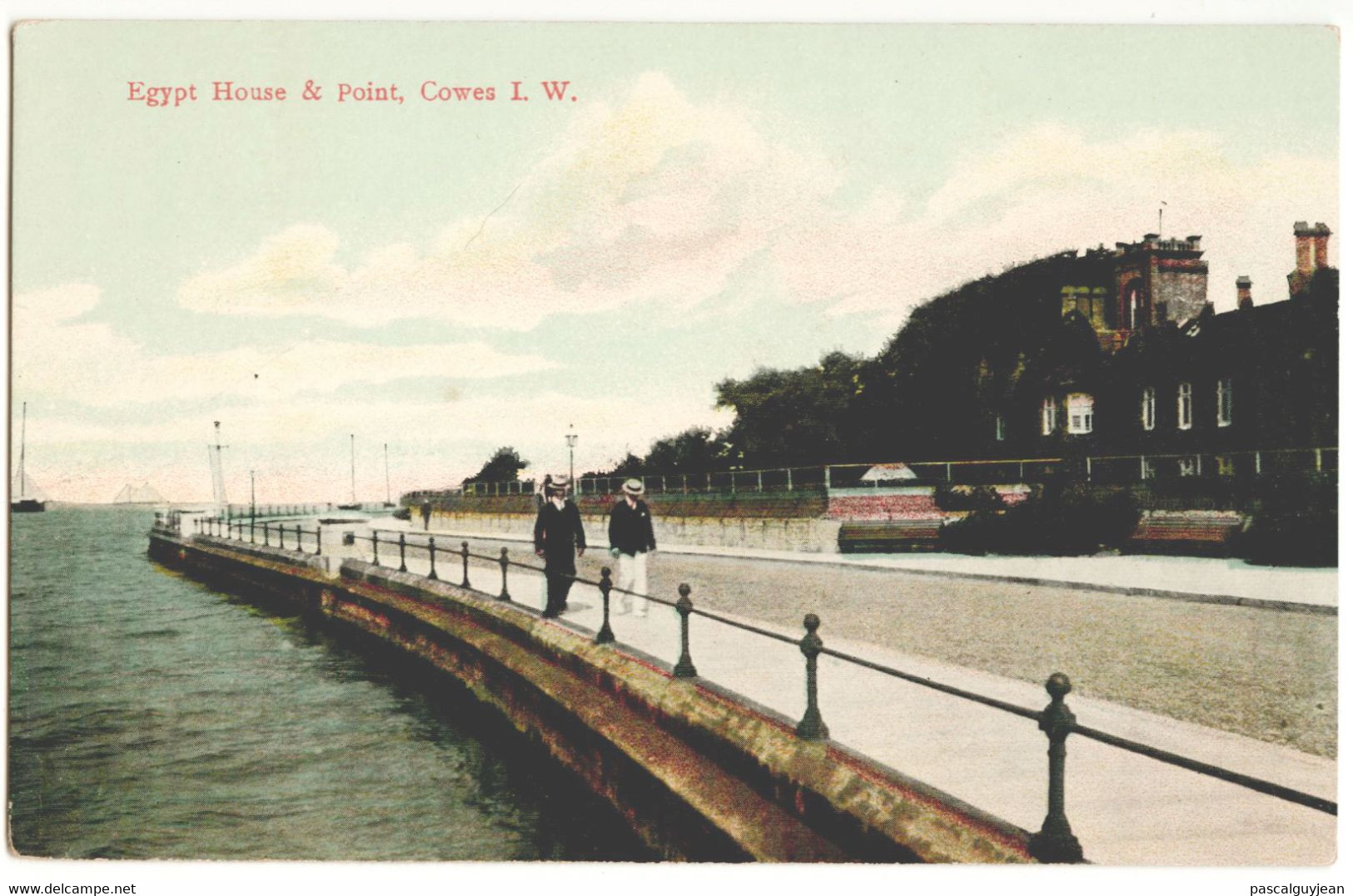 CPA ISLE OF WIGHT - COWES - EGYPT HOUSE & POINT - Cowes
