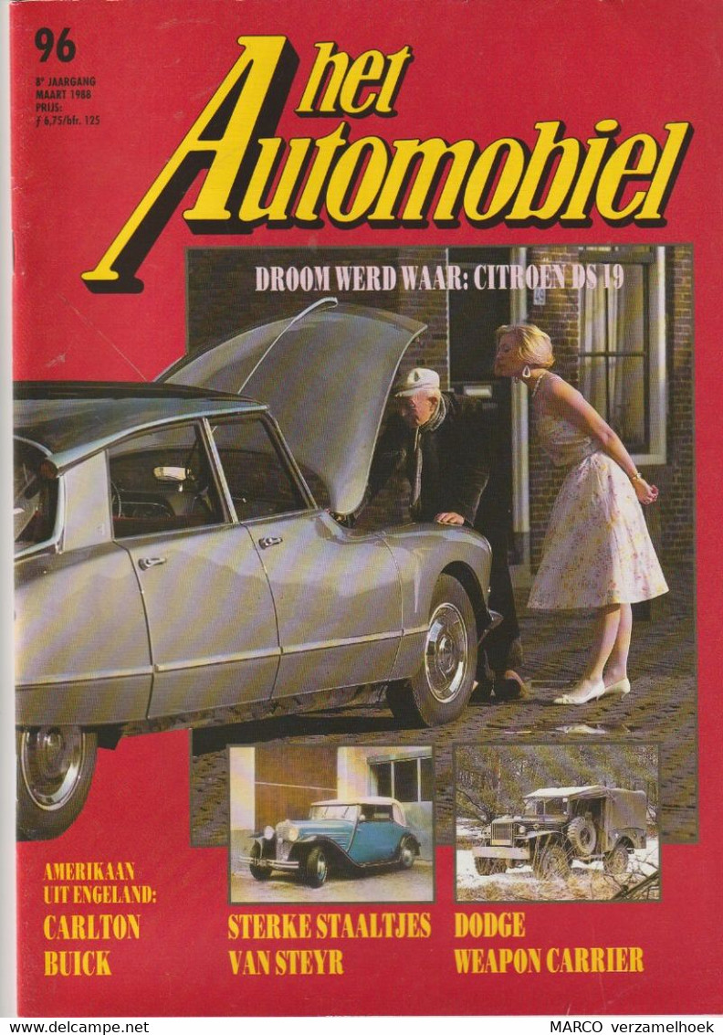 Het AUTOMOBIEL 96 1988: Citroën-dodge-steyr-carlton-buick - Auto/moto