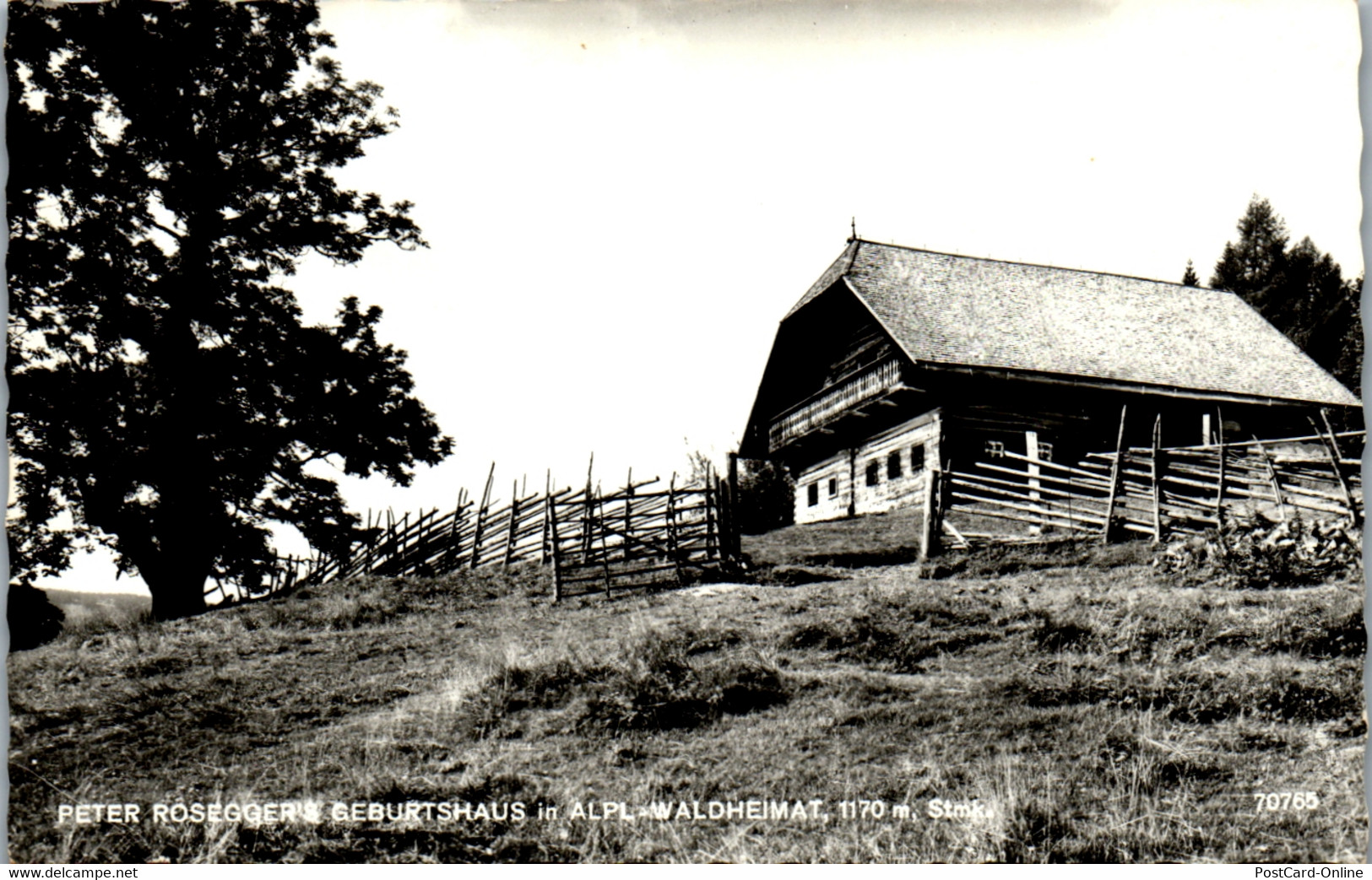 23661 - Steiermark - Krieglach , Alpl , Peter Rosegger Geburtshaus , Waldheimat - Gelaufen 1971 - Krieglach