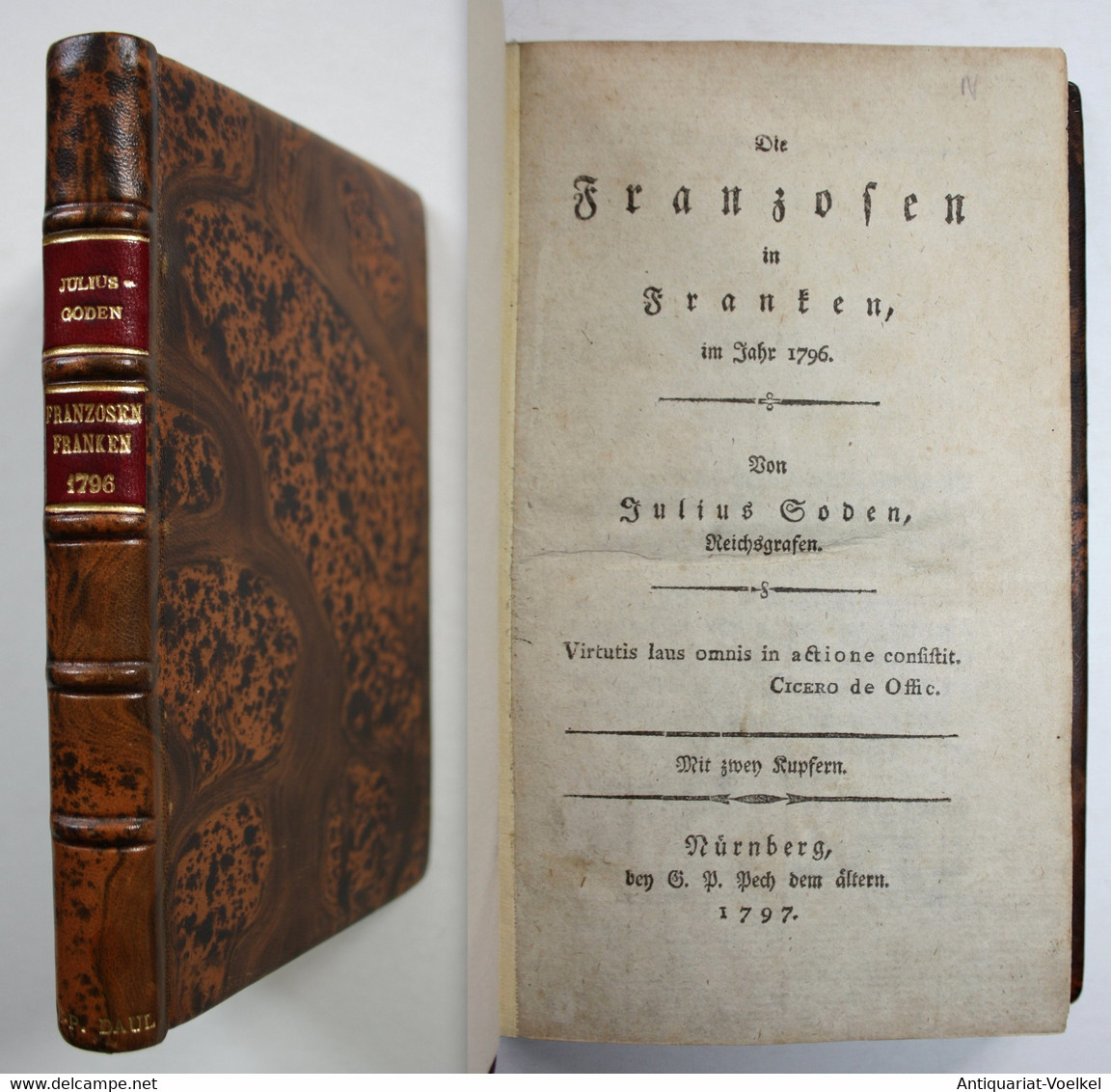 Die Franzosen In Franken, Im Jahre 1796. - Raritäten