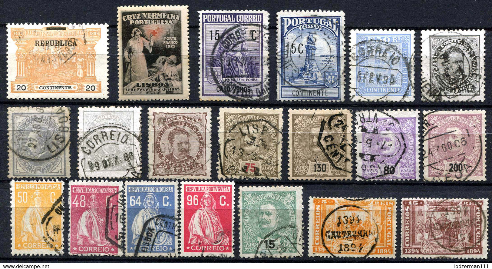 PORTUGAL - Lot Of Used Classic Stamps (1 MH) - Andere & Zonder Classificatie