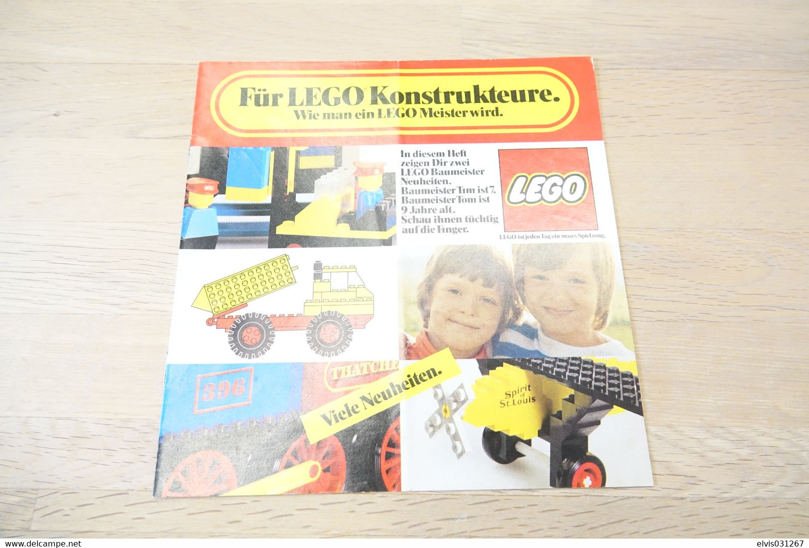 LEGO - CATALOG 1976 Large German (98416-Ty) - Original Lego 1976 - Vintage - - Catalogi