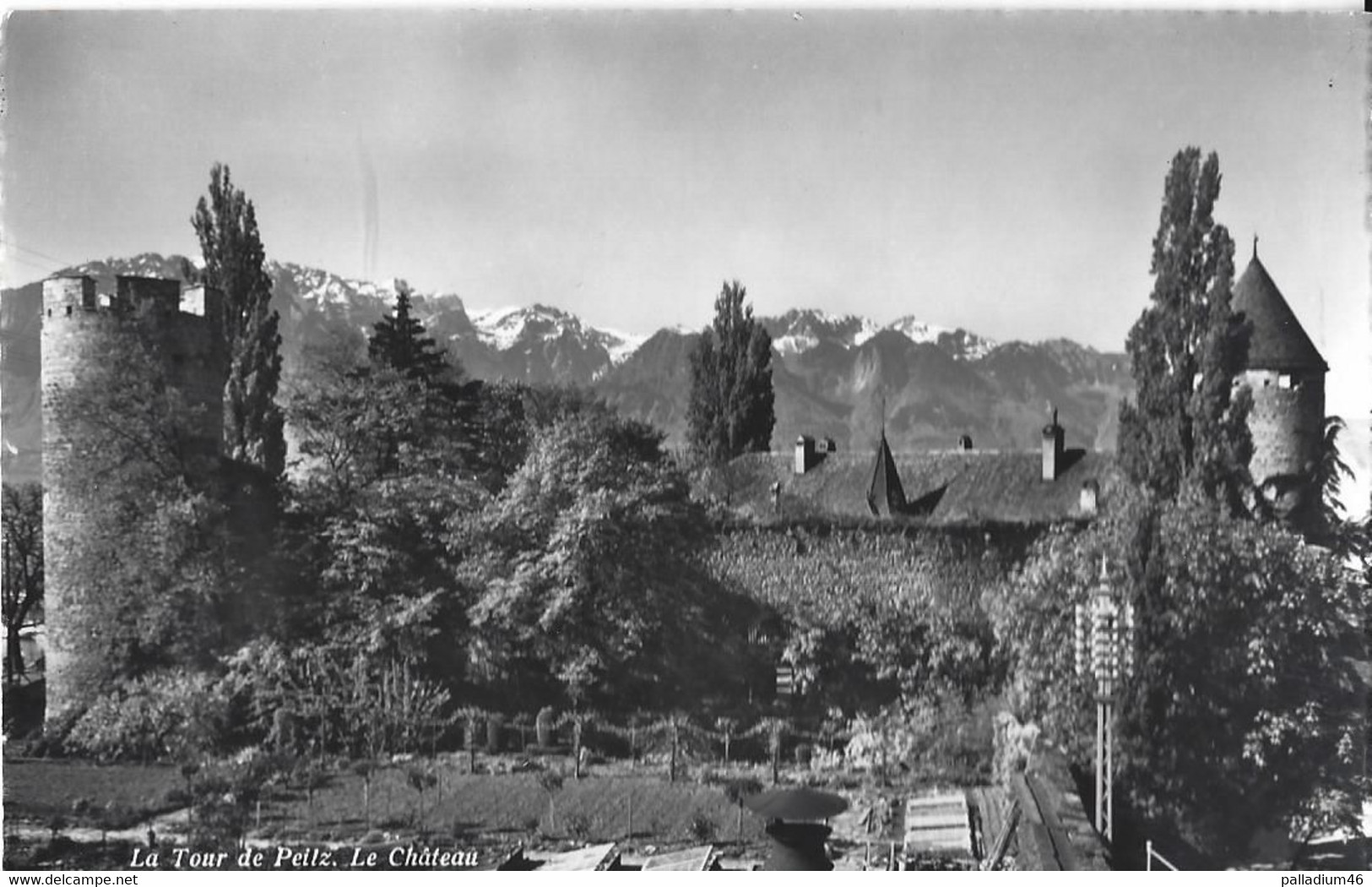 VAUD LA TOUR DE PEILZ LE CHATEAU - Photoglob - Wehrli AG Zürich No 93 - Pas Voyagé - La Tour-de-Peilz