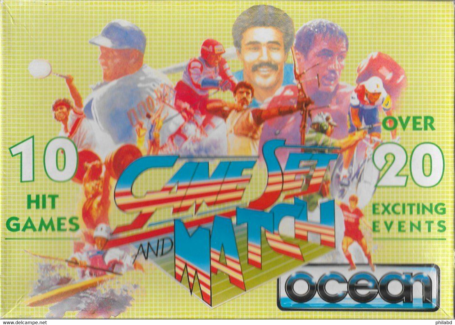 C64 Jeu GAME SET & MATCH - Ocean - 1984-87 - Commodore