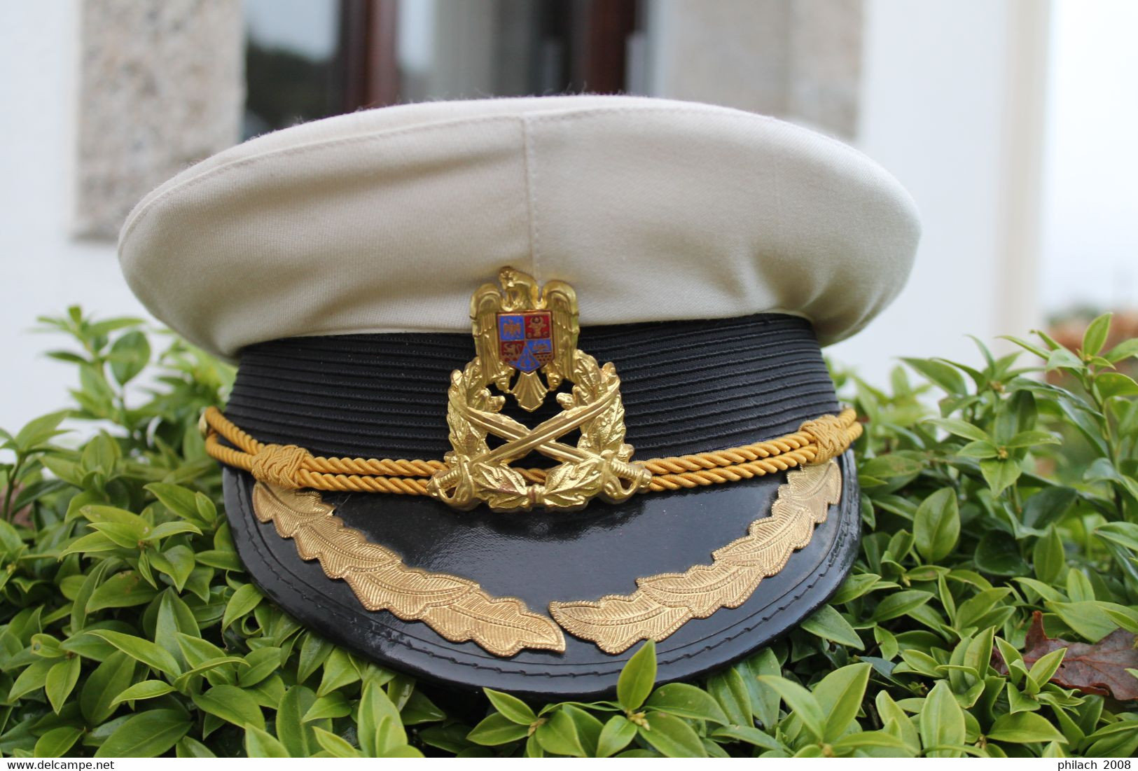 Casquette D Officier Supérieur Roumanie - Casques & Coiffures