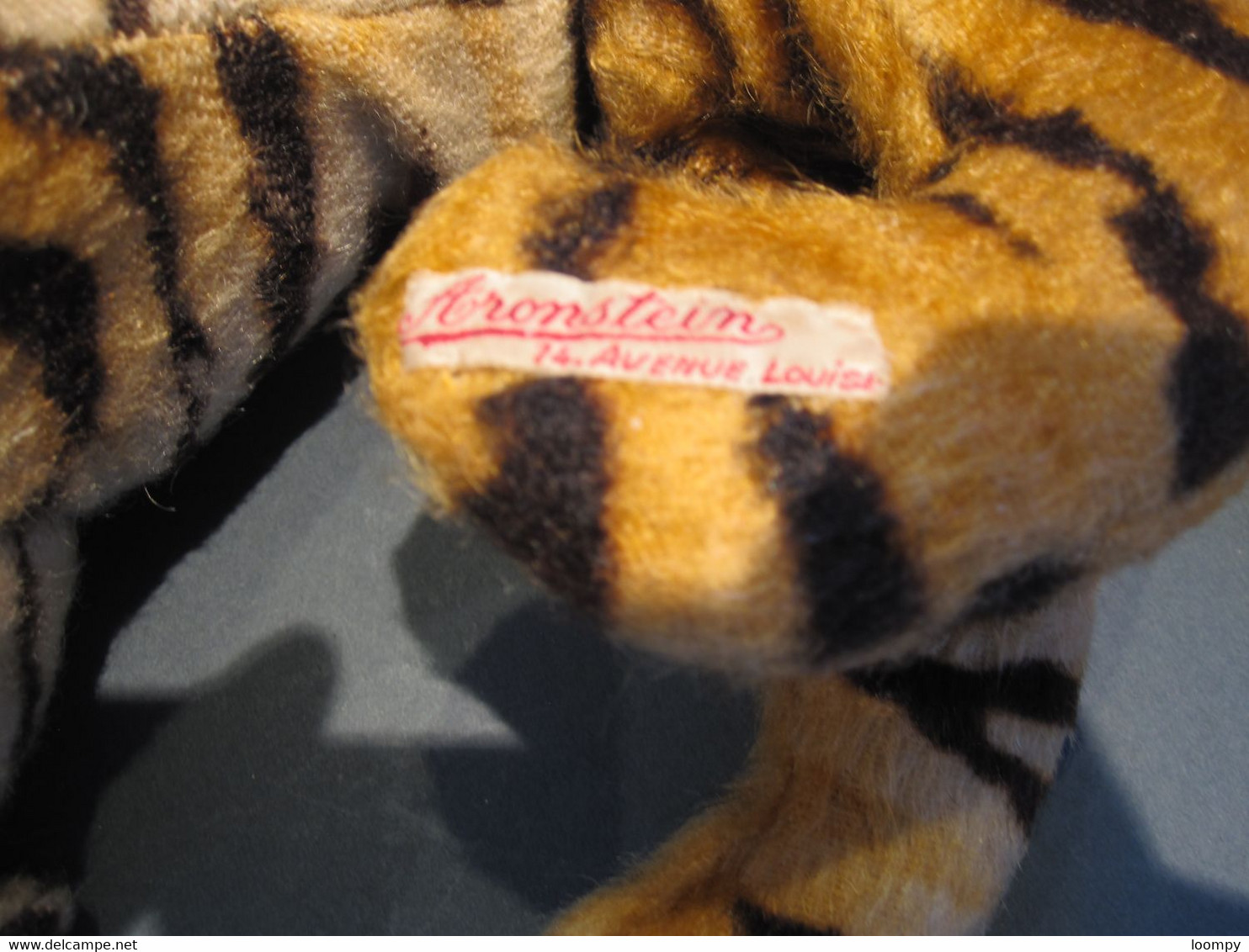 Tigre Peluche Ancienne. Bon état. Tiger - Other & Unclassified