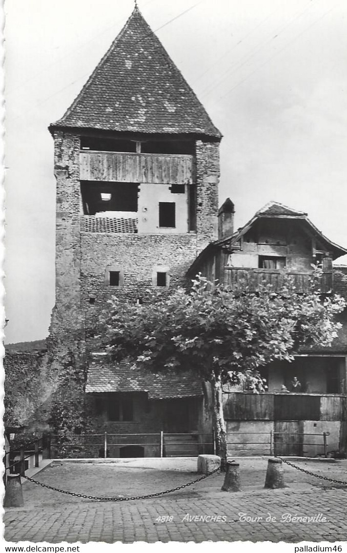 VAUD AVENCHES - Tour De Béneville - Perrochet, Lausanne No 4818 - Pas Voyagé NEUVE - Avenches