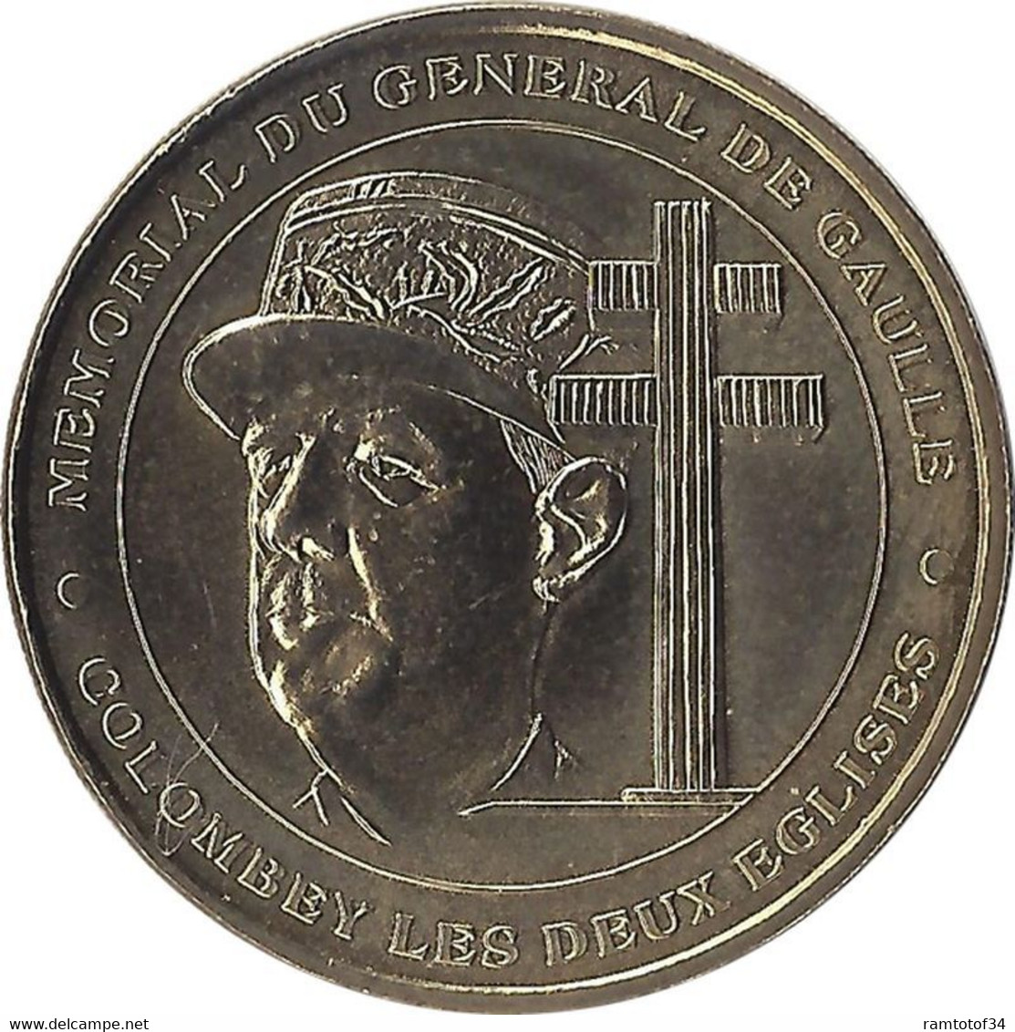 2002 MDP118 - COLOMBEY-LES-DEUX-EGLISES 1 - Le Mémorial Et Le Général / MONNAIE DE PARIS - 2002