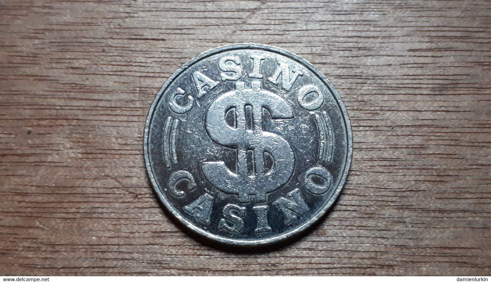 JETON CASINO 30.5MM FRAPPE MONNAIE DECALAGE 20° - Casino