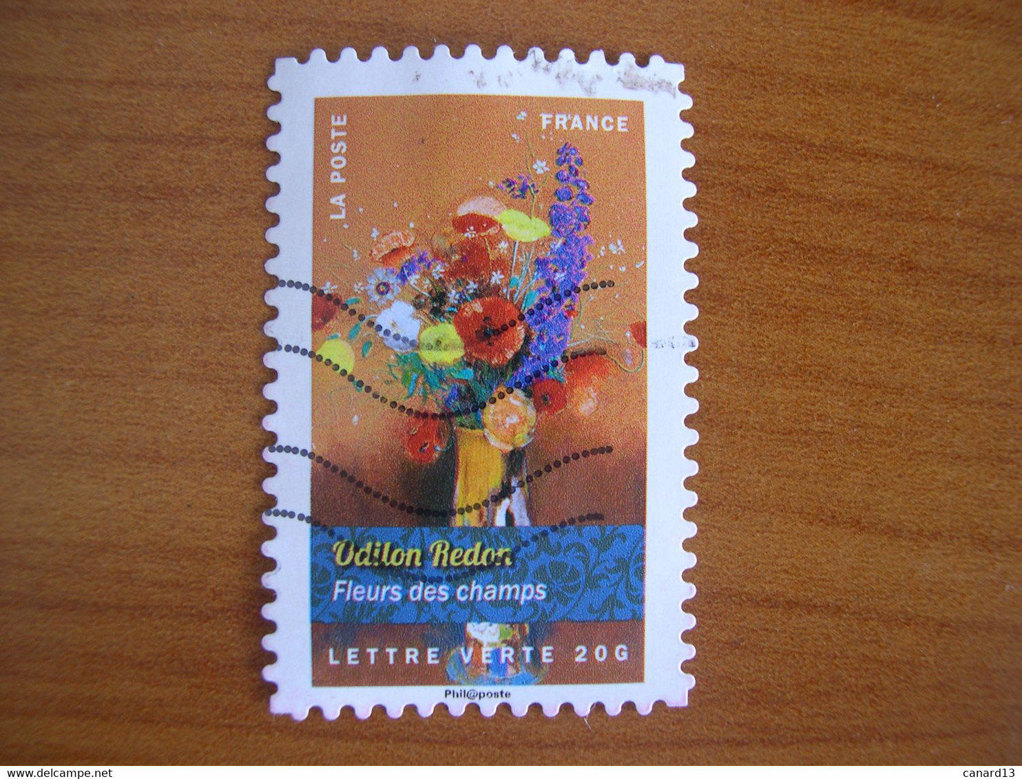 France  Obl   N° 1127 Trait Brun - Used Stamps