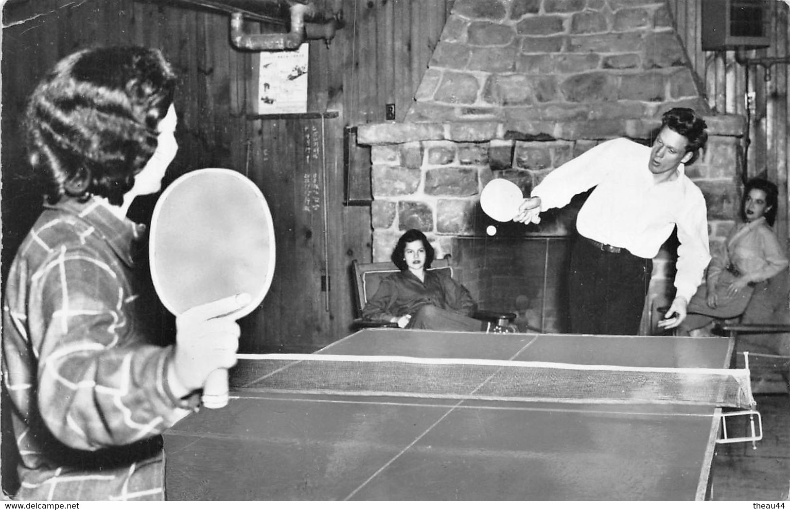 ¤¤  -  TENNIS De TABLE   -  Carte-Photo Non Située D'un Match   -  Ping-Pong    - ¤¤ - Table Tennis