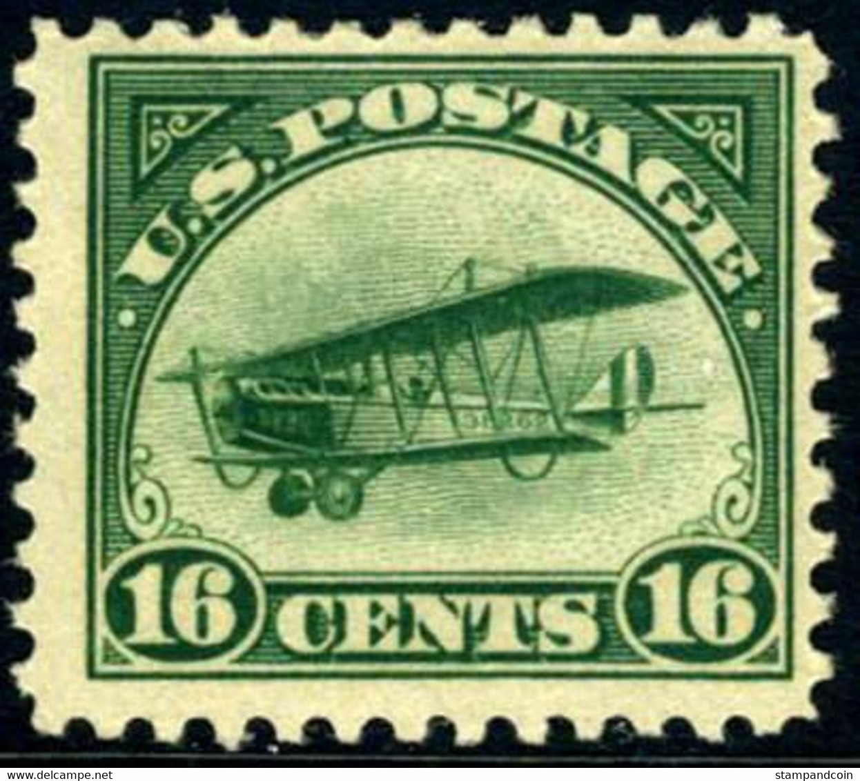 US C2 Mint Hinged 24c Airmail From 1918 - 1b. 1918-1940 Nuevos