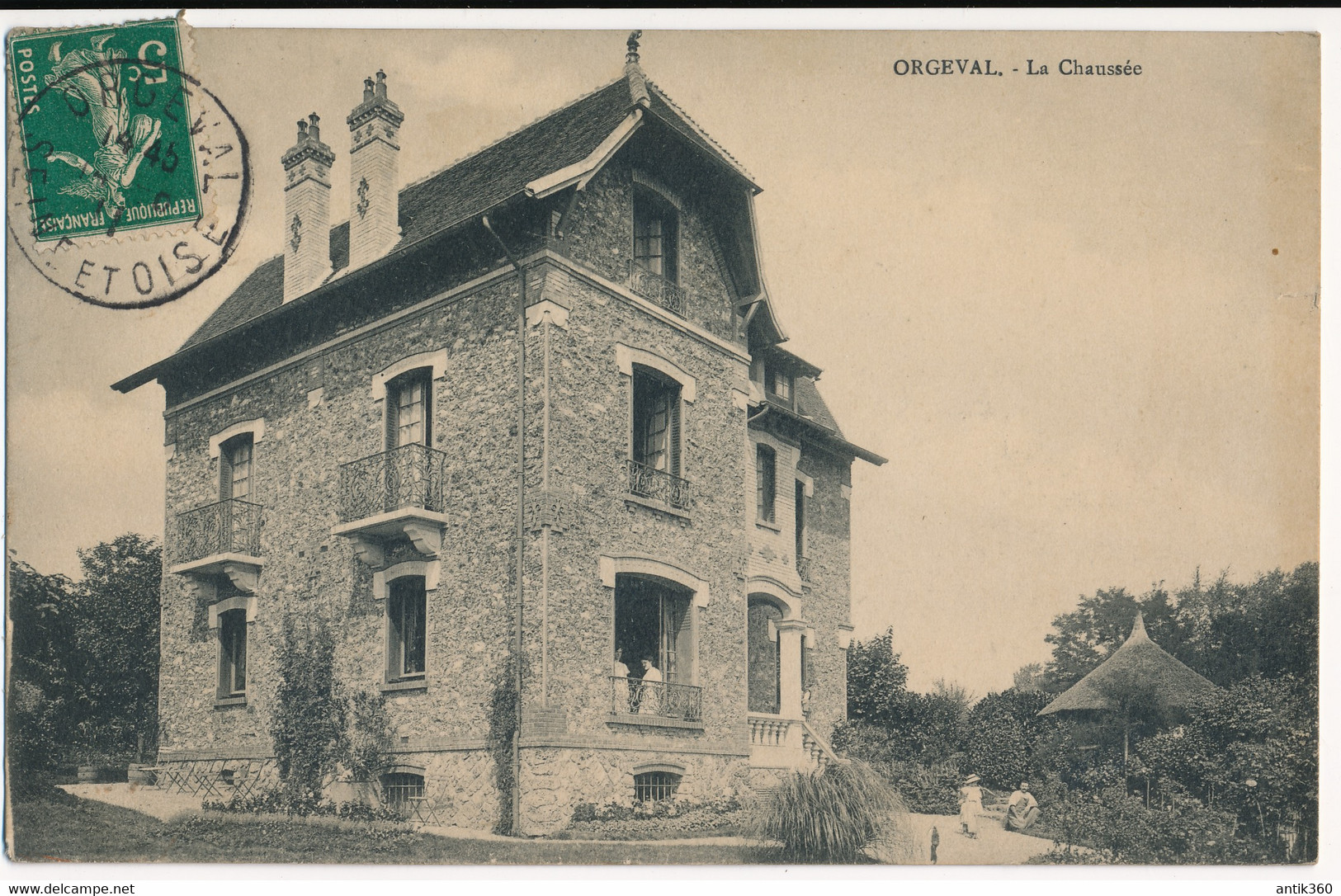 CPA 78 ORGEVAL Villa La Chaussée - Orgeval