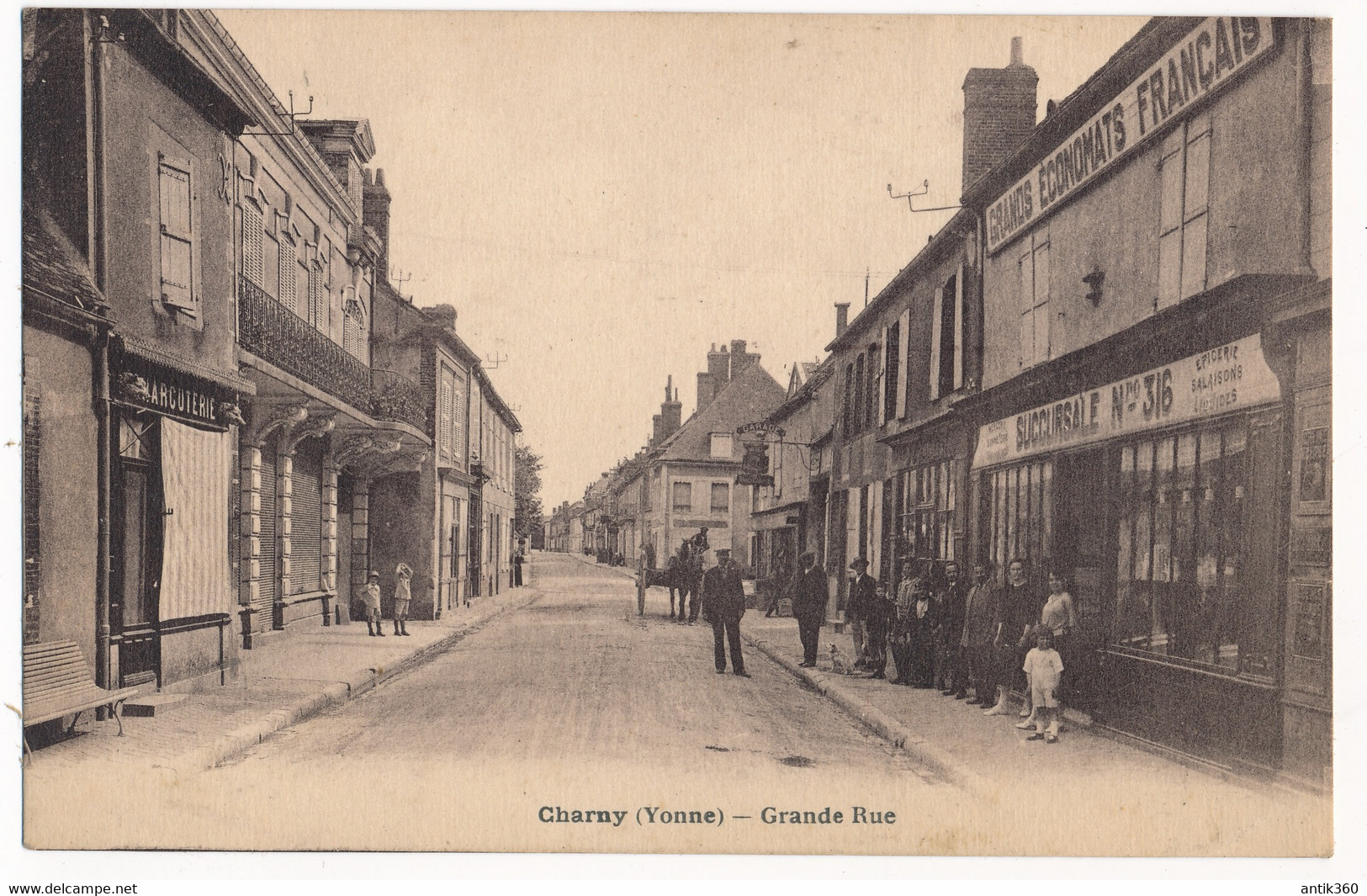 CPA 89 CHARNY Grande Rue - Charny