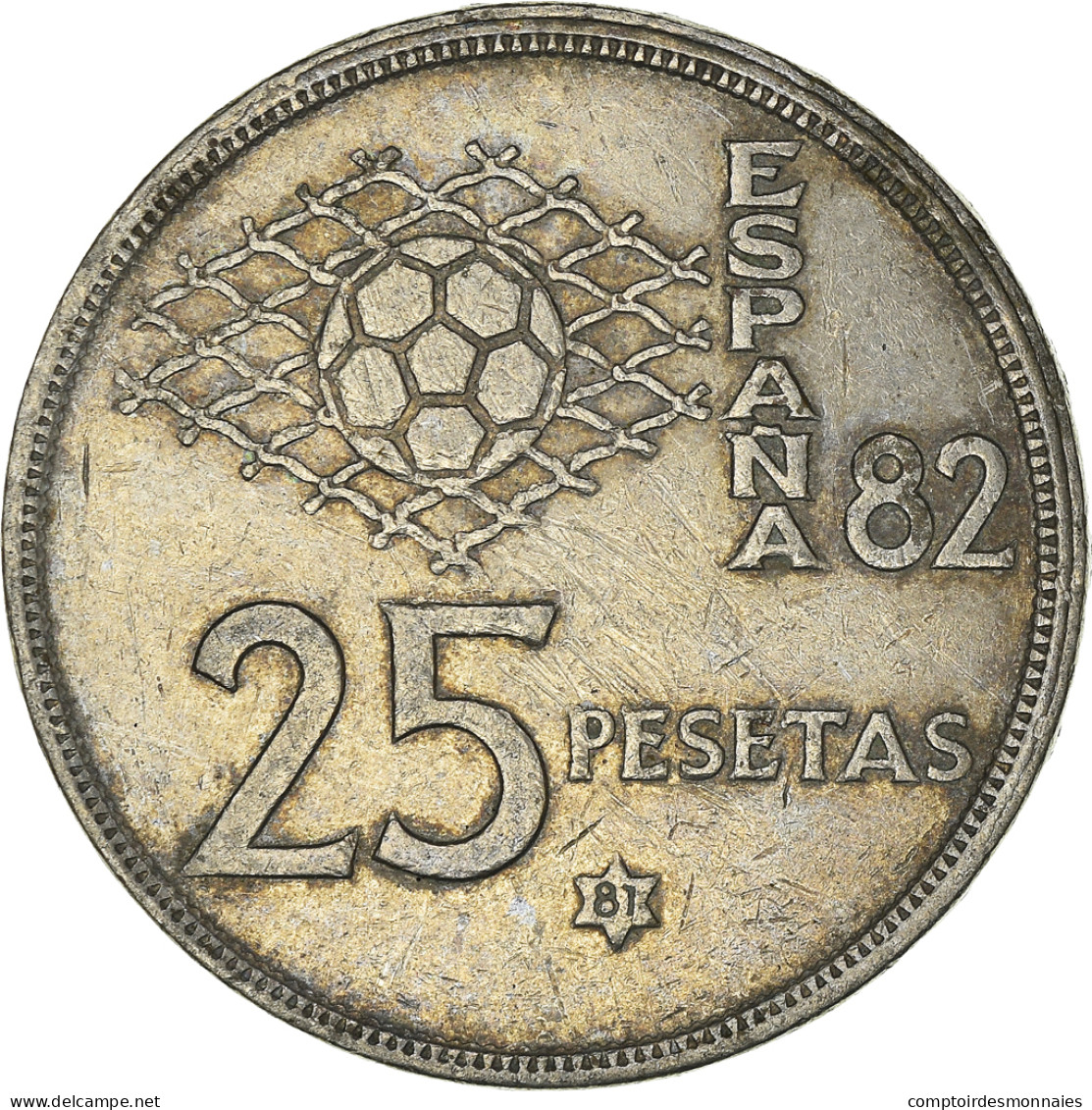 Monnaie, Espagne, Juan Carlos I, 25 Pesetas, 1981, TTB, Cupro-nickel, KM:818 - 25 Peseta