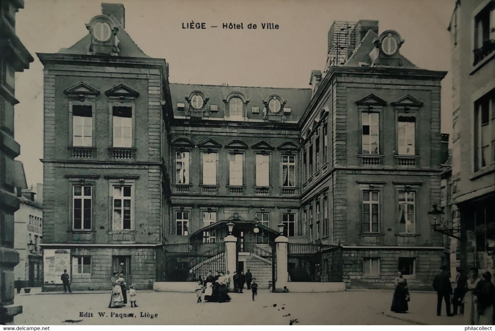 Liege // Hotel De Ville 1910 Ed. W. Paquay Liege - Liege