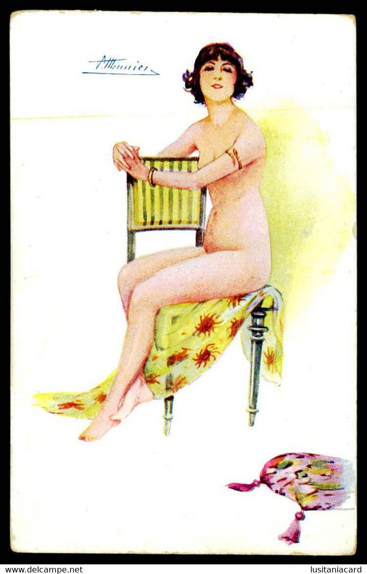 FRANCE - ILLUSTRATEURS  - « Suzanne Meunier» - La Jolie Pose.( Ed. L.E. Paris, Nº 505) Carte Postale - Meunier, S.