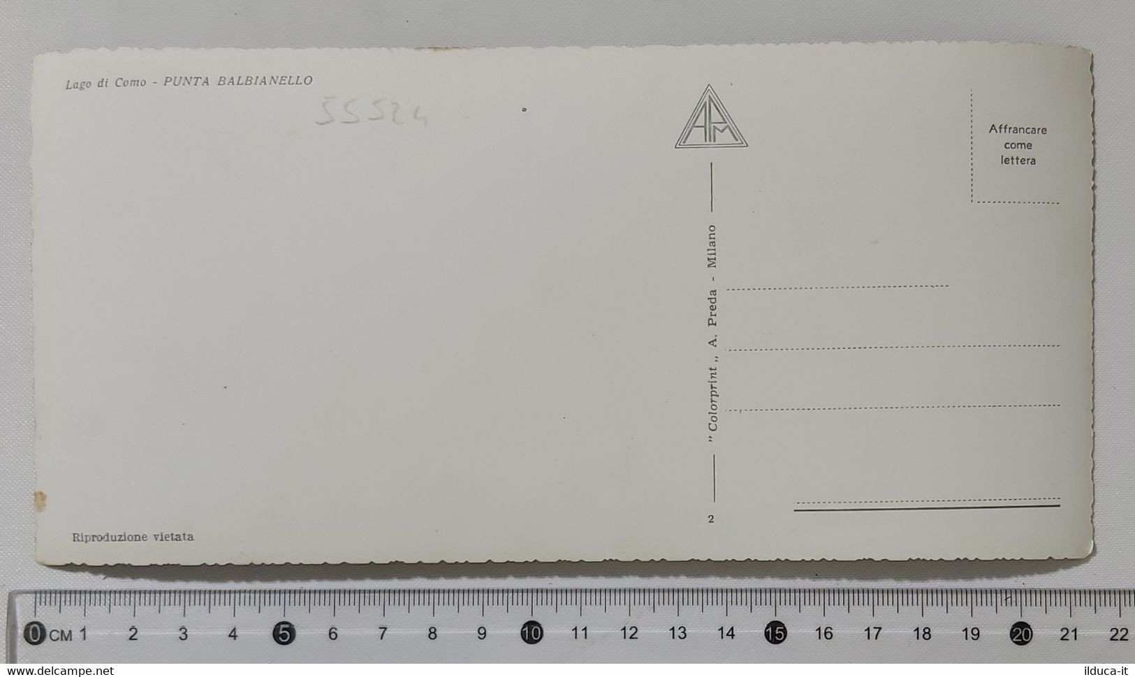 55524 Cartolina Fuori Formato - Como - Lago Di Como - Punta Balbianello - Como