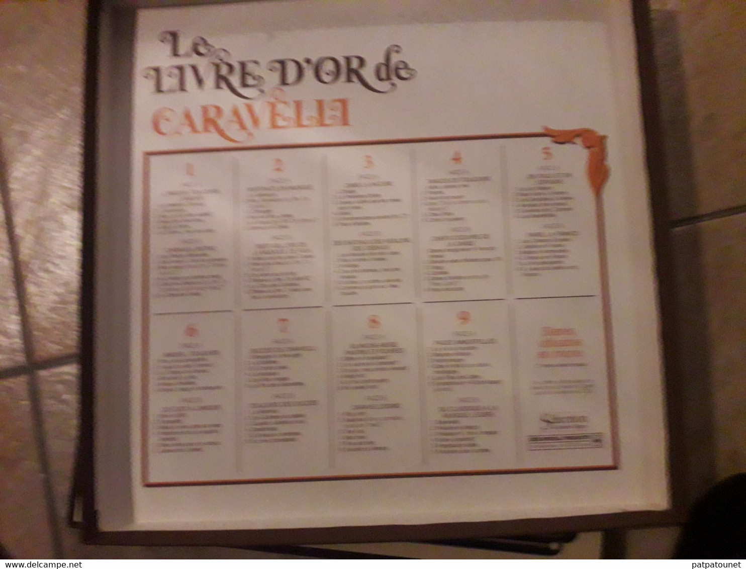 Coffret Le Livre D'or De Caravelli Comprenant 9 Disques - Complete Collections