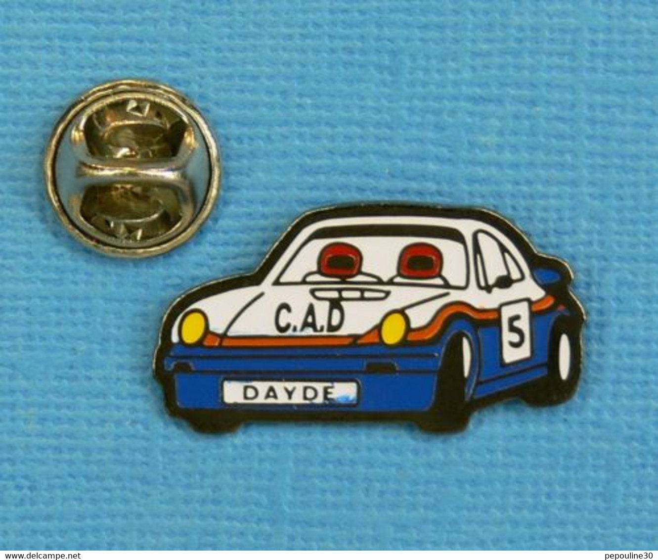 1 PIN'S //  ** PORSCHE N°5 C.A.D. / DAYDE ** - Porsche