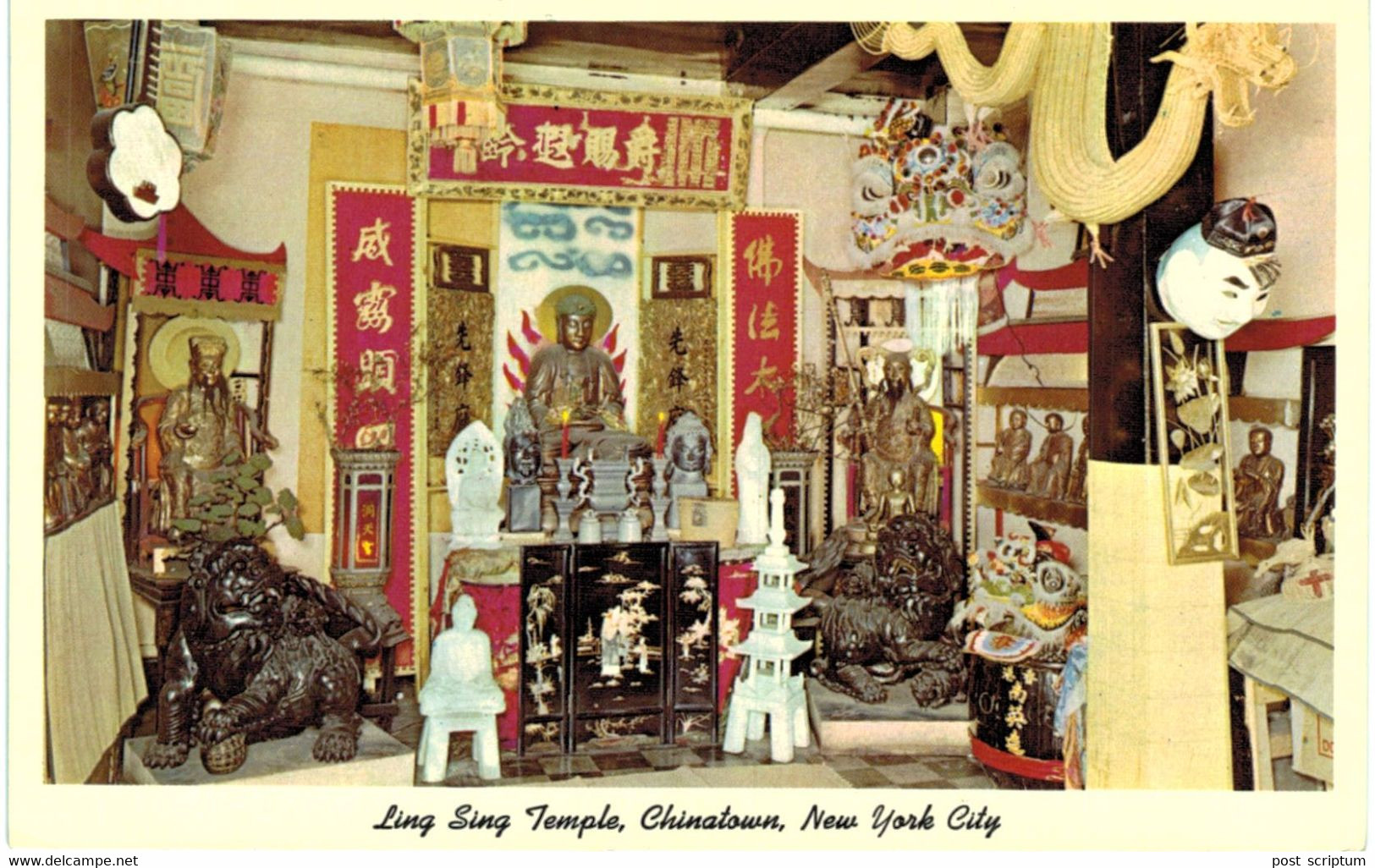 Amérique - Etats-Unis - New York Ling Sing Temple - Chinatown - Kirchen