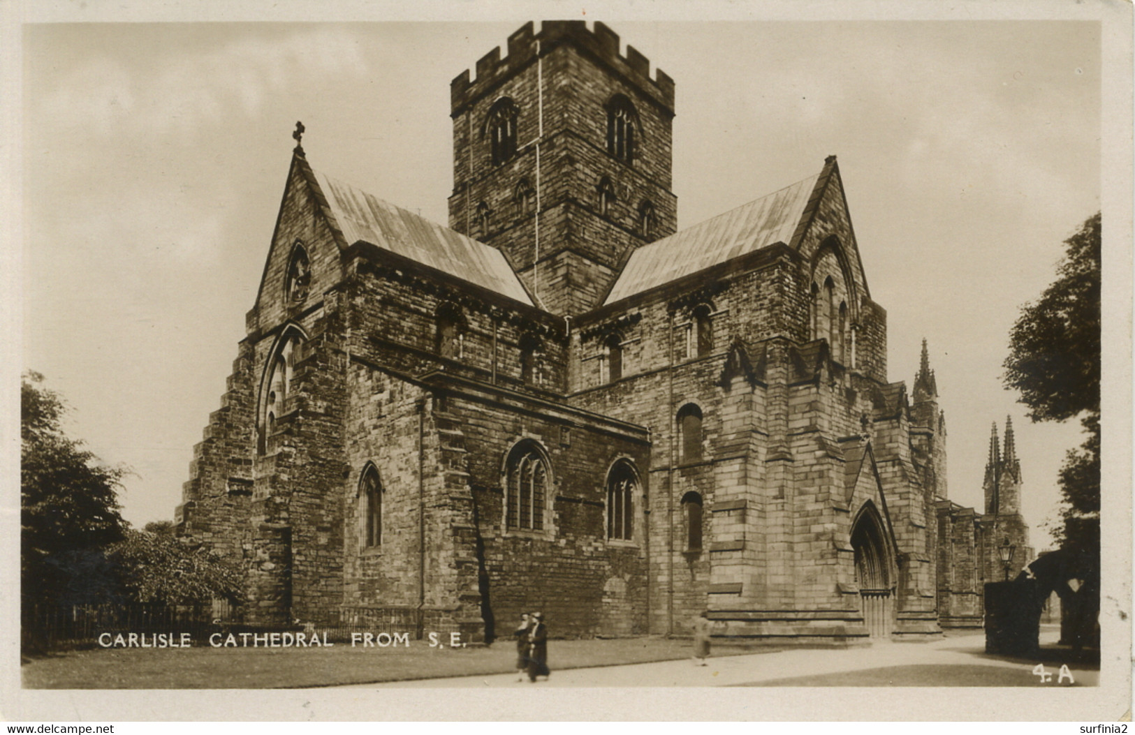 CUMBRIA - CARLISLE CATHEDRAL FROM SE RP Cu502 - Carlisle