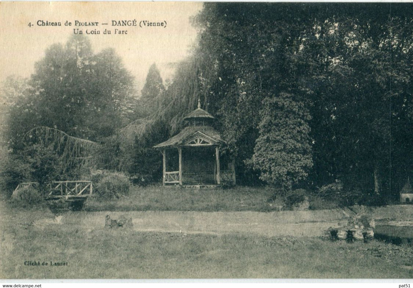 86 - Dangé Saint Romain : Château De Prolant - Un Coin Du Parc - Dange Saint Romain