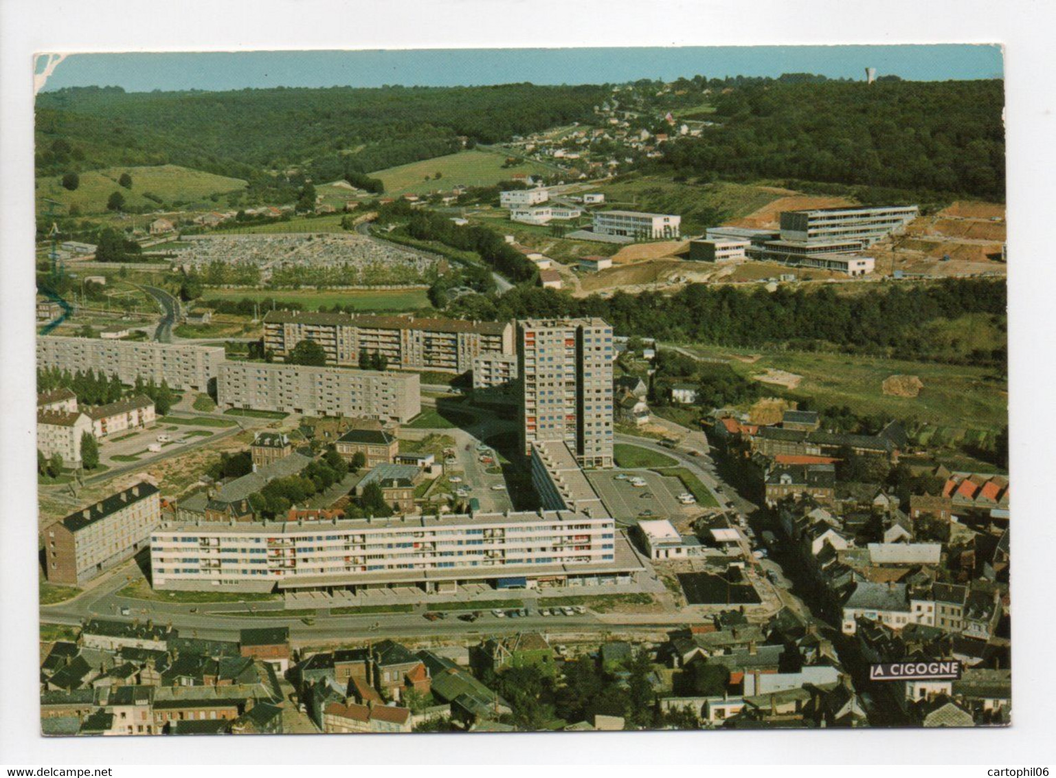 - CPM DARNÉTAL (76) - La Tour Et Le C.E.S. (vue Aérienne) - Editions LA CIGOGNE 212.01 - - Darnétal