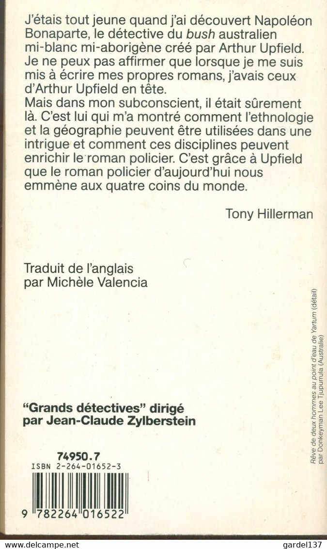 10/18 N°	2227 Arthur UPFIELD La Mort D'un Lac - 10/18 - Grands Détectives