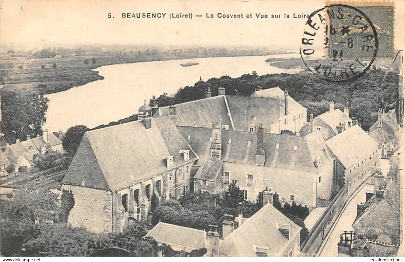 Beaugency           45        Le Couvent Et Vue Sur La Loire      (voir Scan) - Beaugency