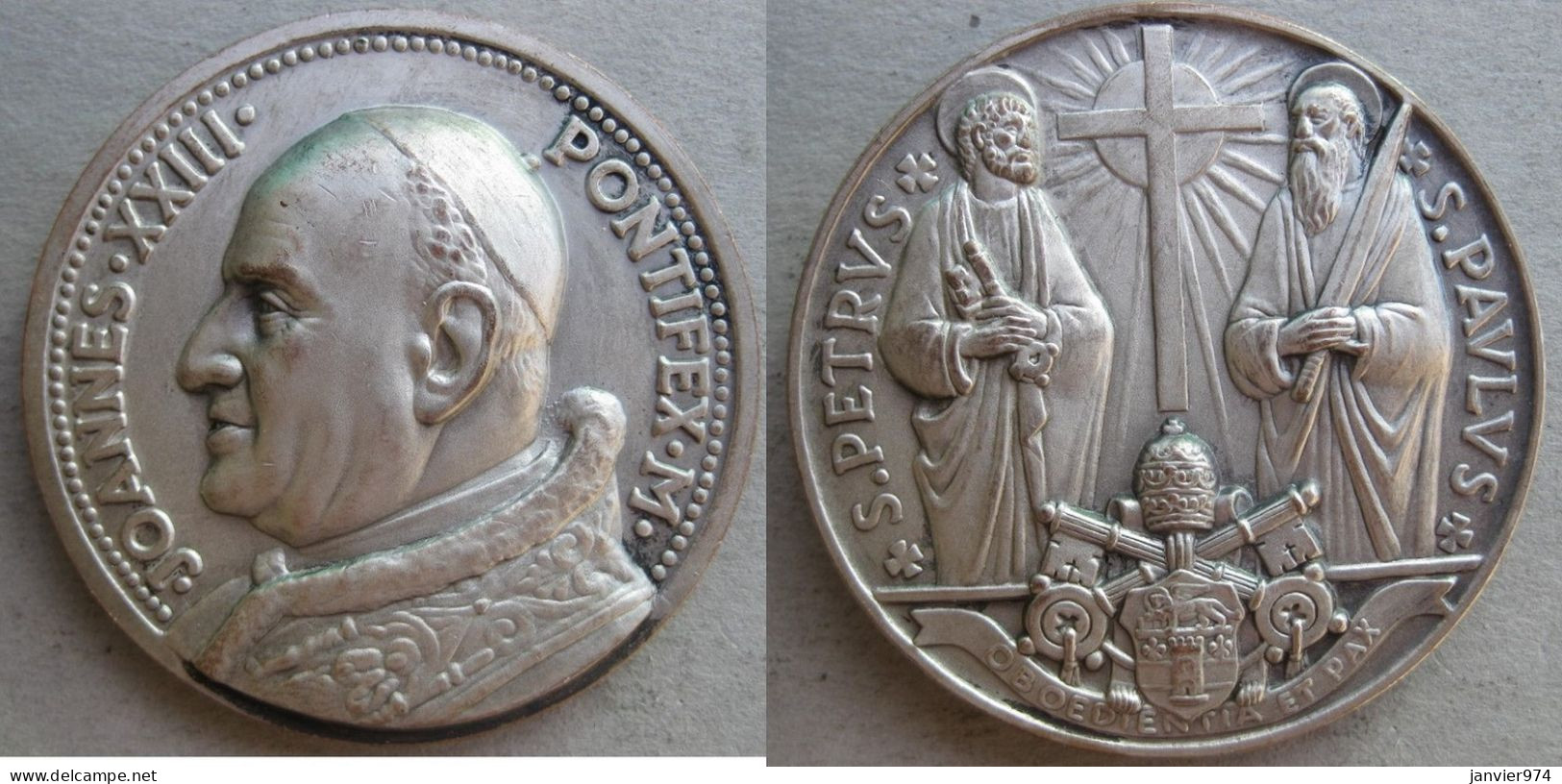 Médaille Jean XXIII Medaglia Giovanni XXIII - San Pietro E San Paolo - Royaux/De Noblesse