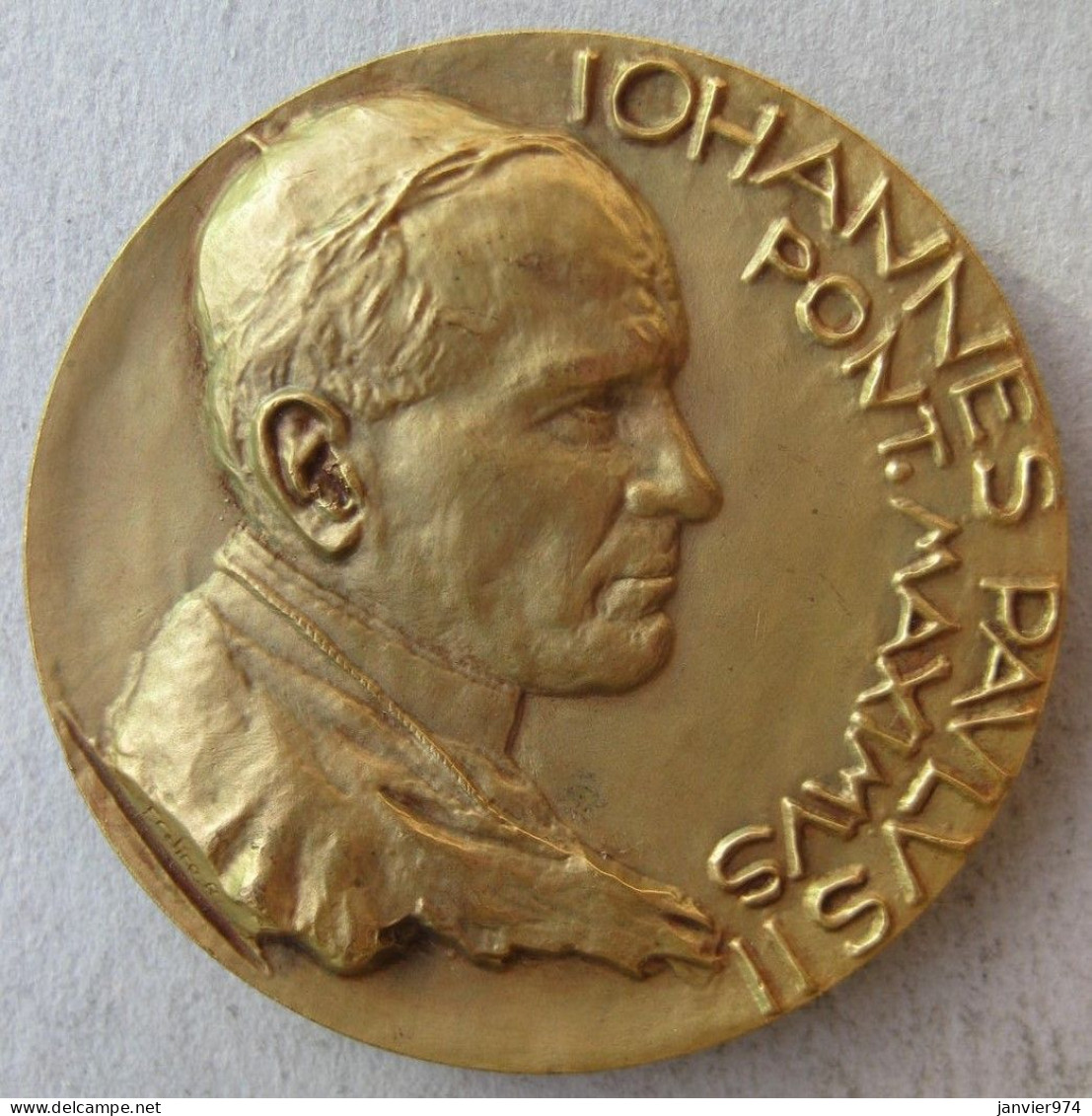 Médaille Jean Paul II ,1er Visite à La Maison Blanche Washington 1979 , Par Calico - Adel