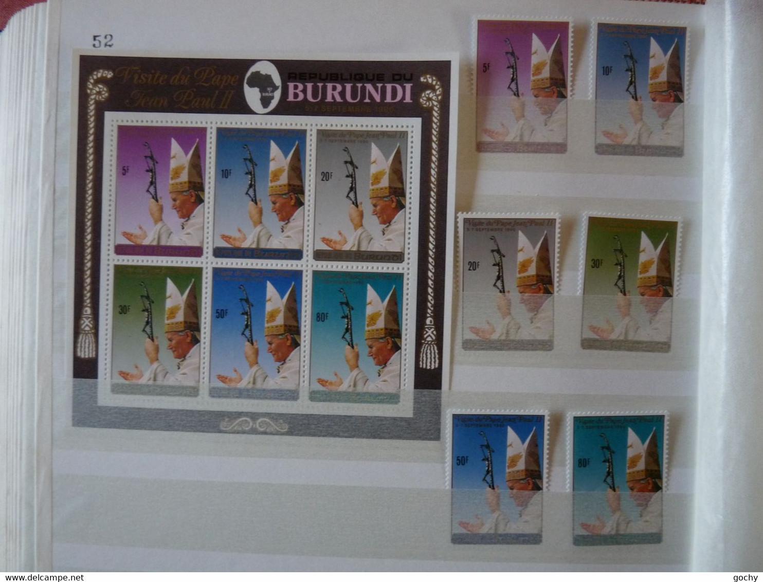 BURUNDI : 1990 :   N° 966 à 971 ** + Bloc 126**     Cat.: 60€ - Unused Stamps