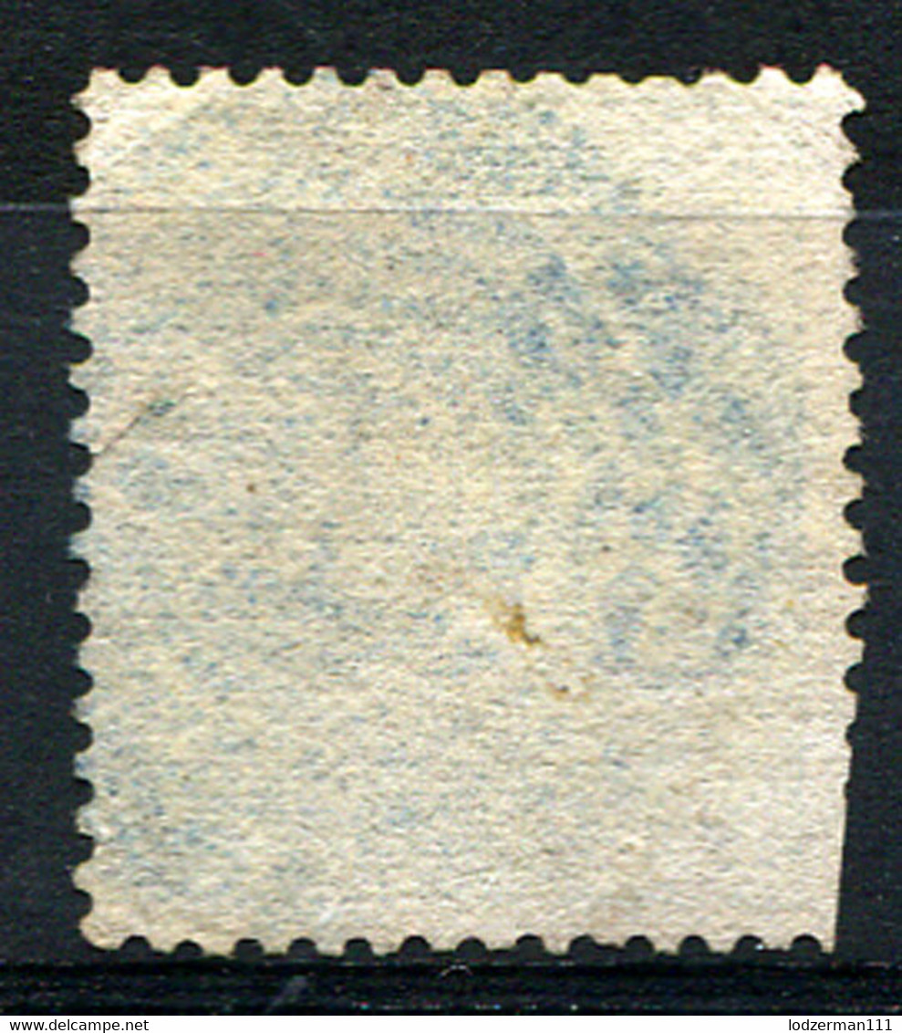 INDIA 1865 Wmk - Mi.21 (Yv.23, Sc.24) Clear Blue Cancel B1 - 1858-79 Kronenkolonie