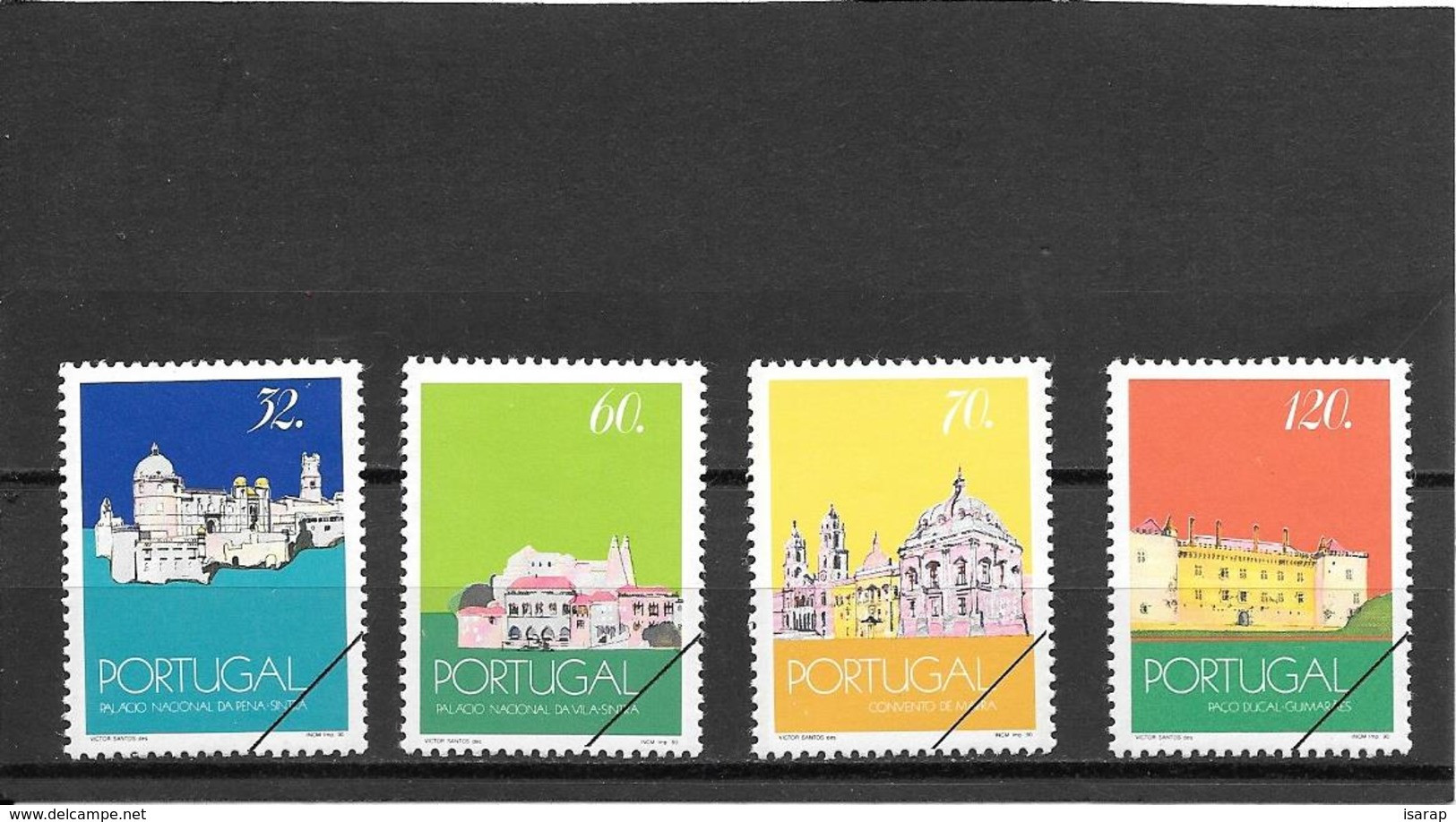 PROOF - 1989 - Palácios Nacionais - Unused Stamps