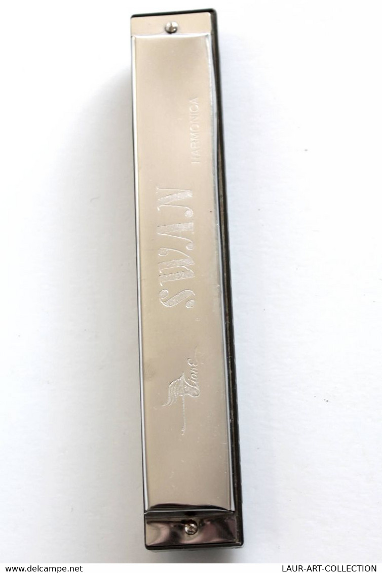 ANCIEN HARMONICA SWAN JIANE "C" - 24 HOLES AVEC SA BOITE D'ORIGINE / INSTRUMENT DE MUSIQUE      (3011.4) - Musical Instruments