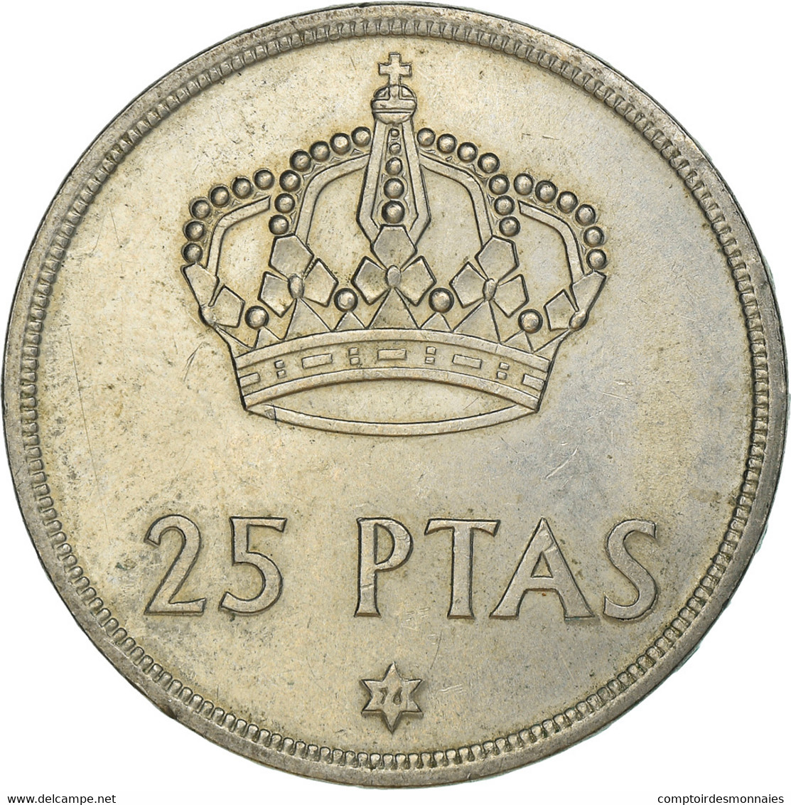 Monnaie, Espagne, Juan Carlos I, 25 Pesetas, 1976, TB+, Copper-nickel, KM:808 - 25 Pesetas